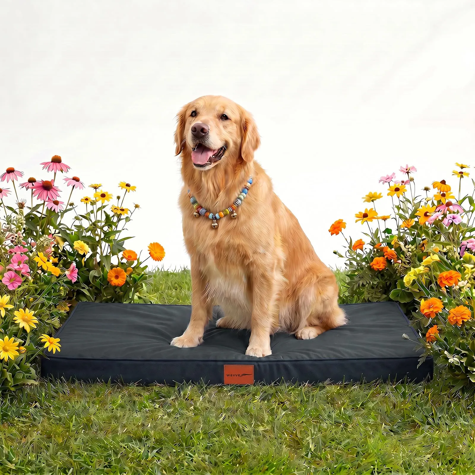 WAVVE Cuccia Cane Interno, 76x51x7.6 cm, Marrone - immagine 3