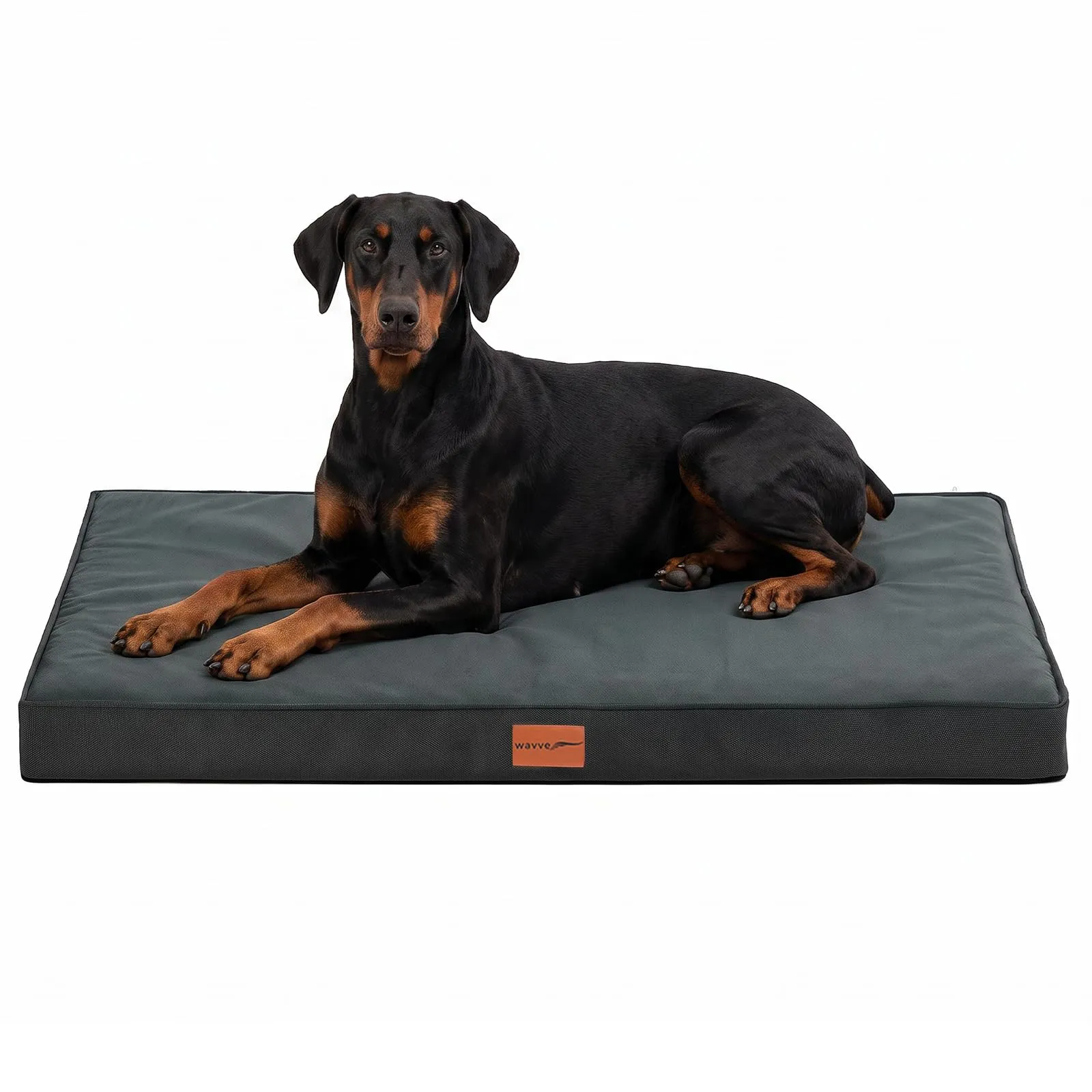 WAVVE Cuccia Cane Interno, Taglia Grande, 120x81x10 cm, Grigio - immagine 1