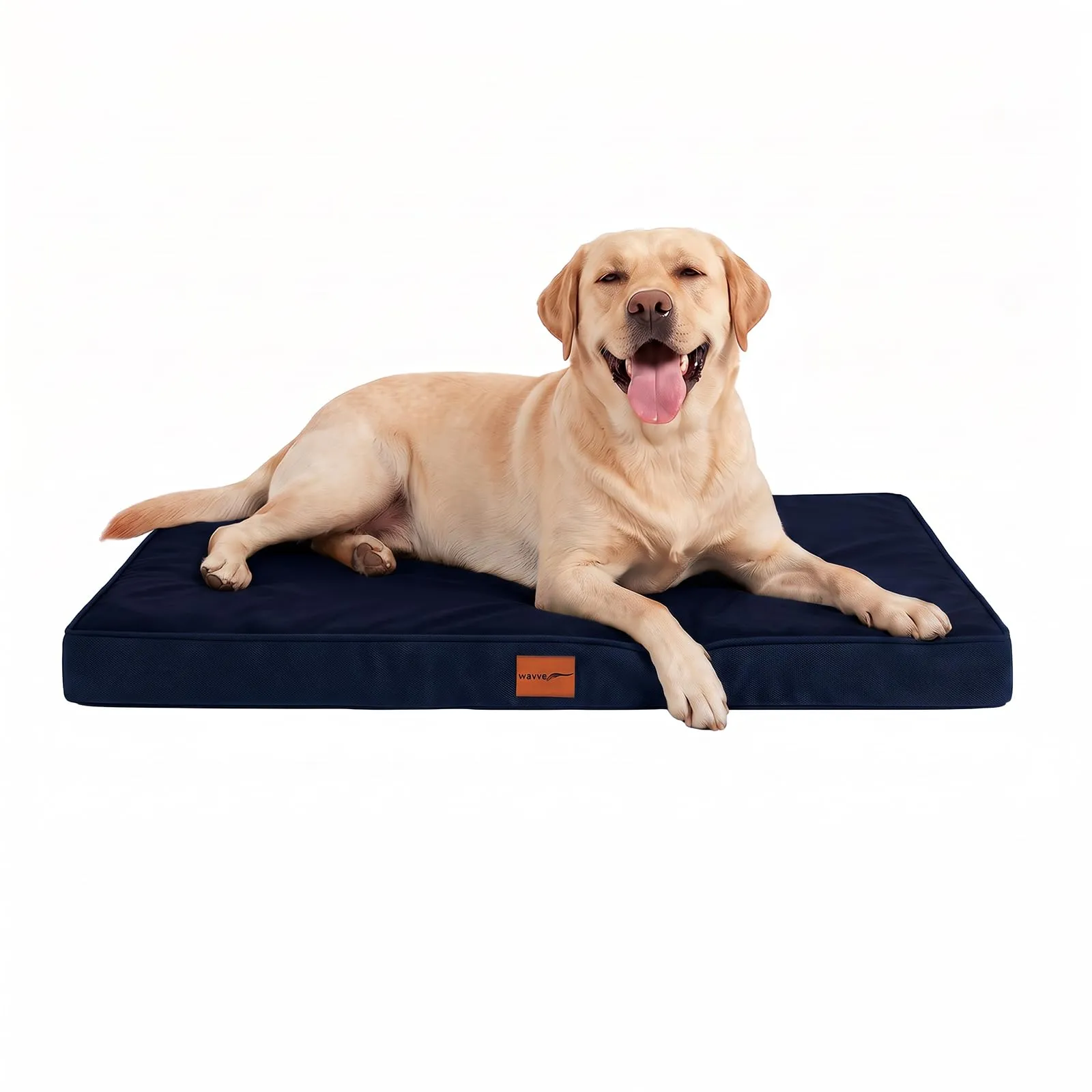 WAVVE Cuccia Cane Interno, Taglia Grande 104x69x7.6 cm, Blu Navy - immagine 1