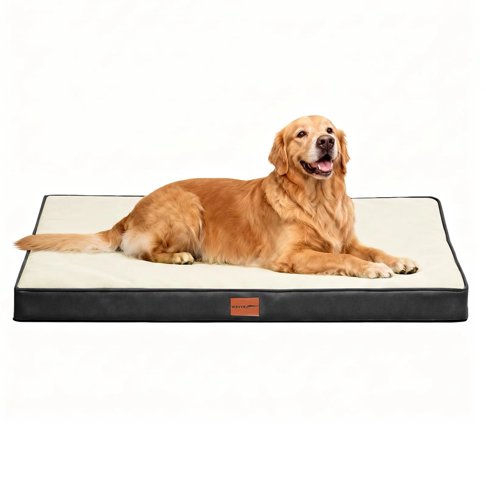 WAVVE Cuccia Cane Interno Taglia Grande 112x81x7.6 cm Bianco - immagine 1