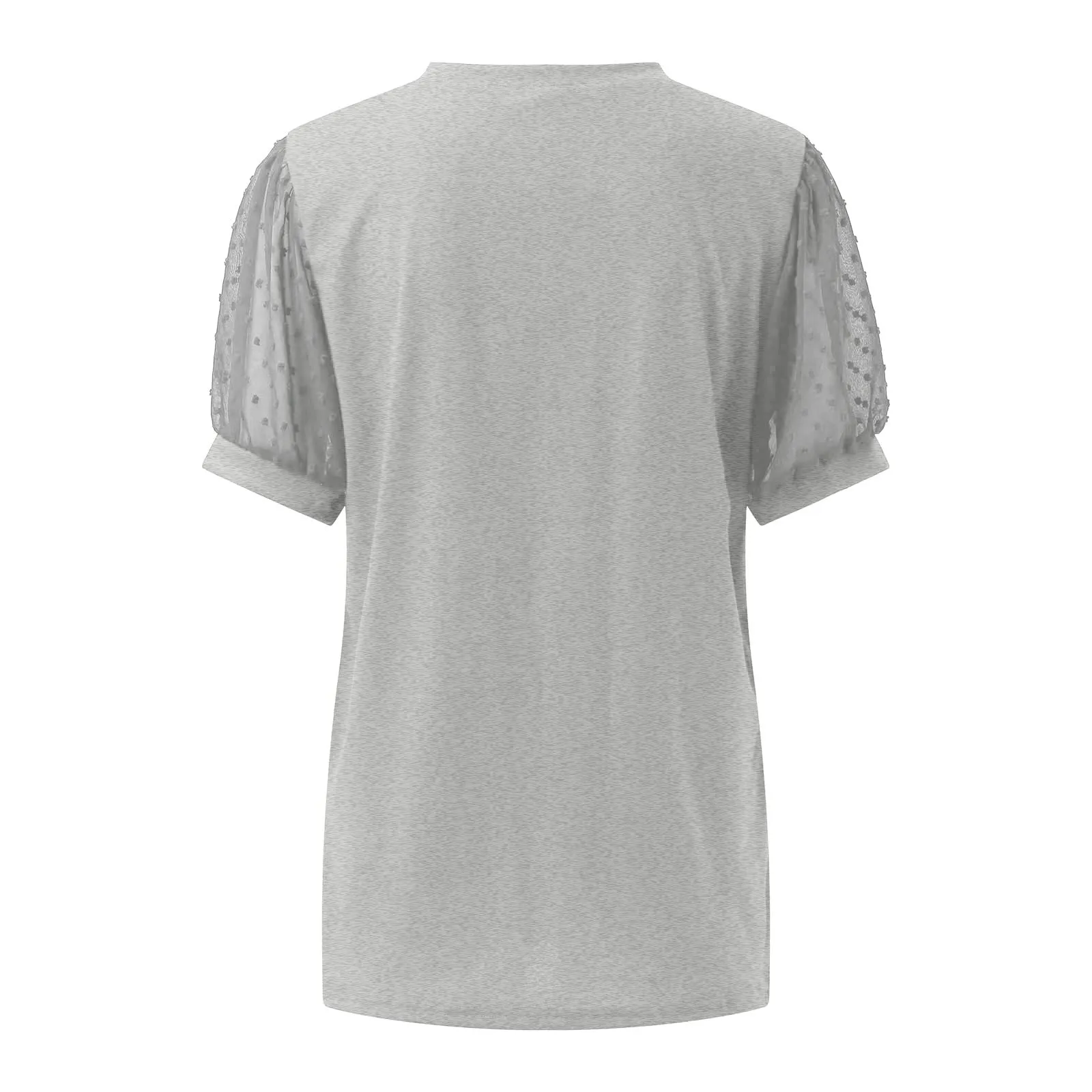 Uwdiohq Camicette e Bluse Eleganti Donna in Cotone, Manica Corta, Blu Elettrico e Verde - immagine 4