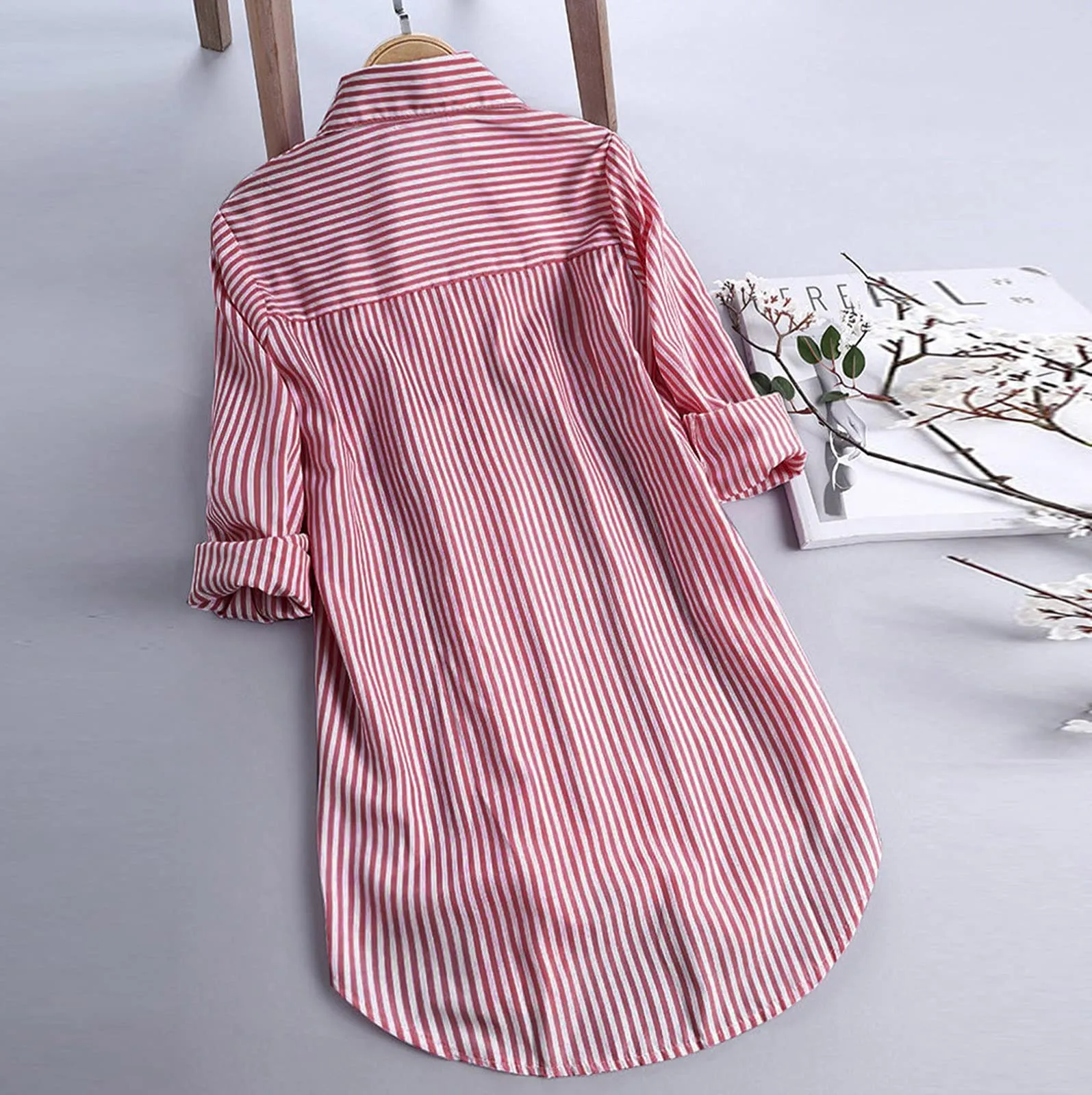 Uwdiohq Blusa Elegante Donna Manica Corta - immagine 2