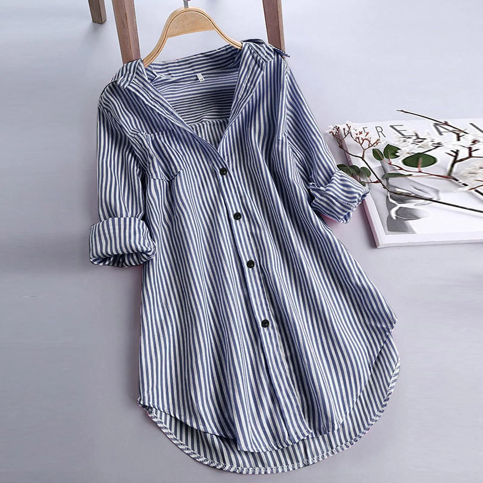 Uwdiohq Blusa Elegante Donna Manica Corta Camicetta Gialla in Velluto - immagine 2