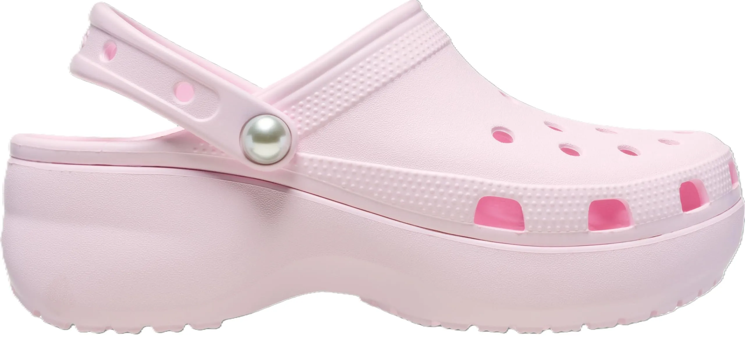 Crocs Zoccoli Classici per Bambini, Latte Rosa, 12 Little Kid - immagine 5