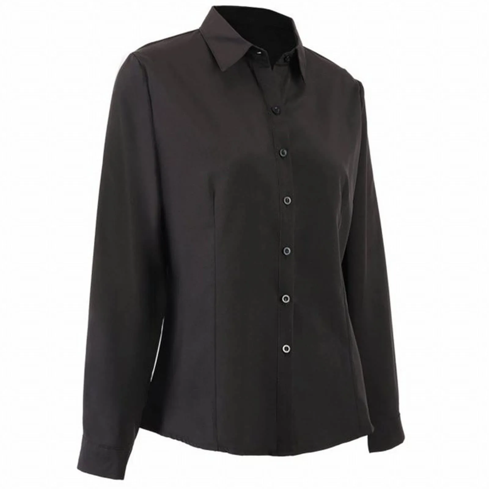 Cocila T-Shirt Elegante Donna in Cotone con Perle, Blusa Aderente Manica Lunga Bianca con Drappeggio - immagine 1