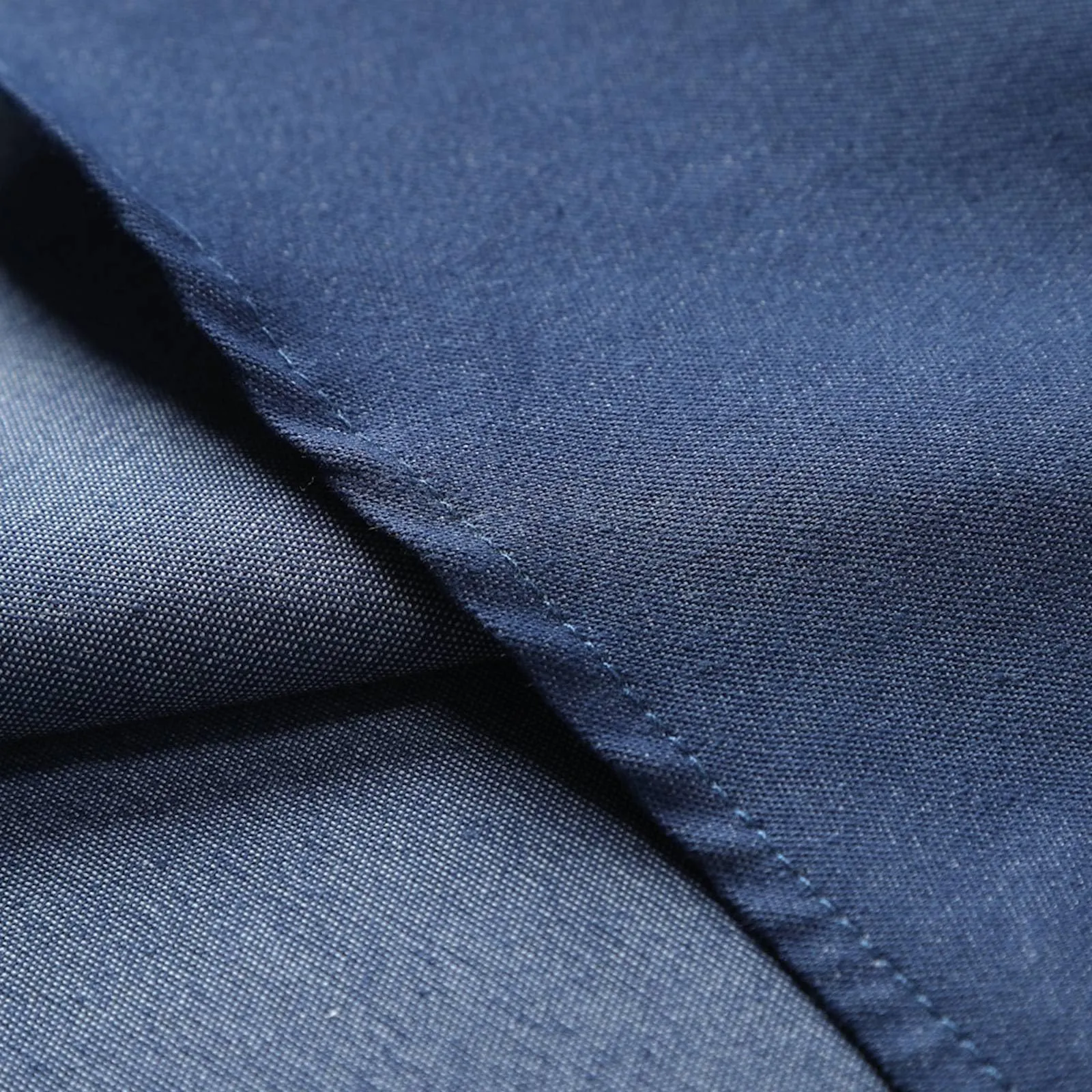 Generisch Camicia in Jeans da Uomo Stile Cowboy con Tasche sul Petto Blu - immagine 5