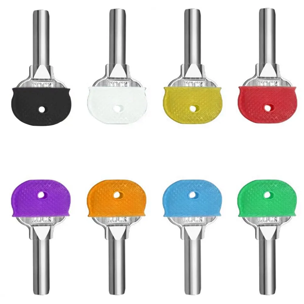 FYACCD Copri Chiavi in Silicone Semicircolari, Set di 8 Colori per Identificazione Chiavi - immagine 3