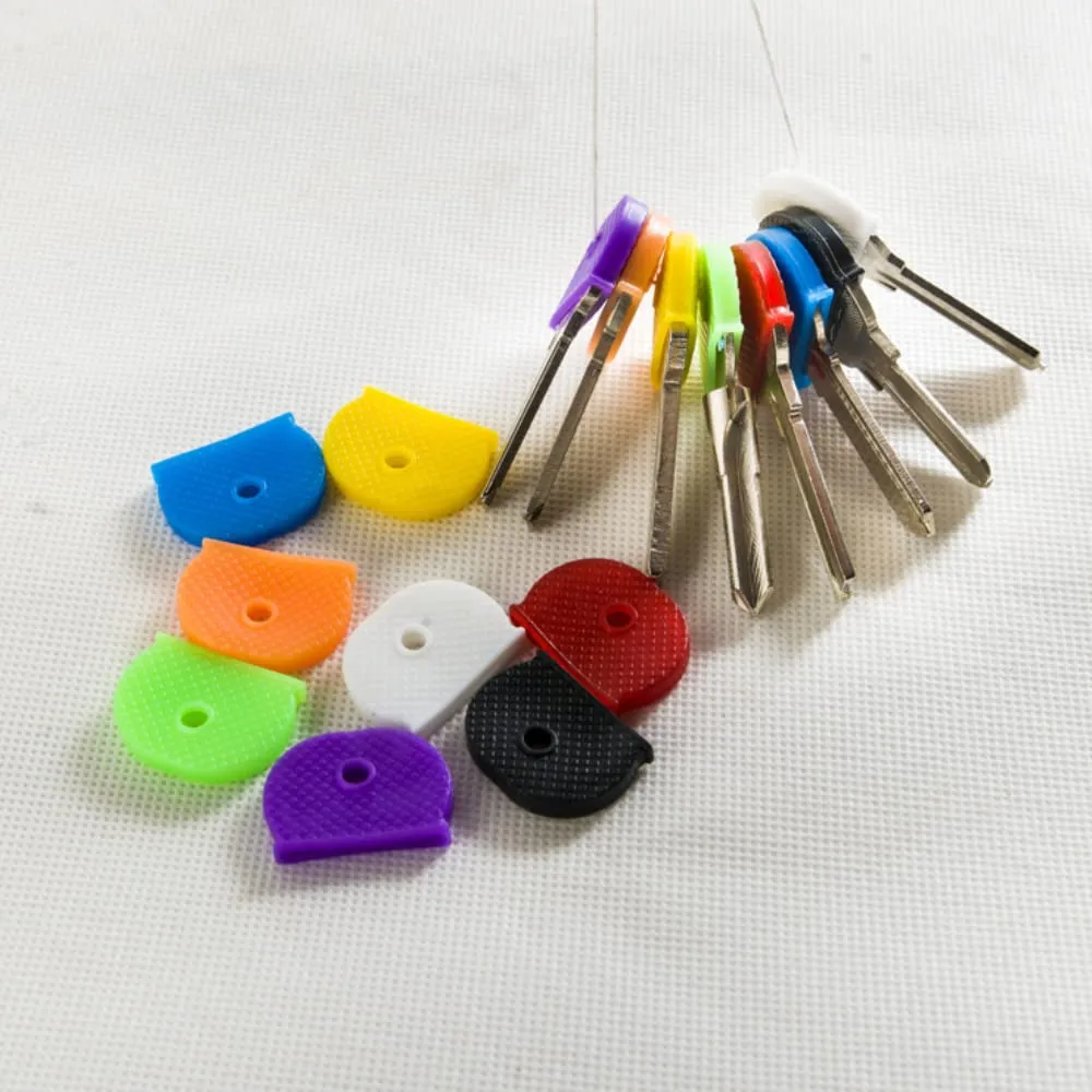 FYACCD Copri Chiavi in Silicone Semicircolari, Set di 8 Colori per Identificazione Chiavi - immagine 4