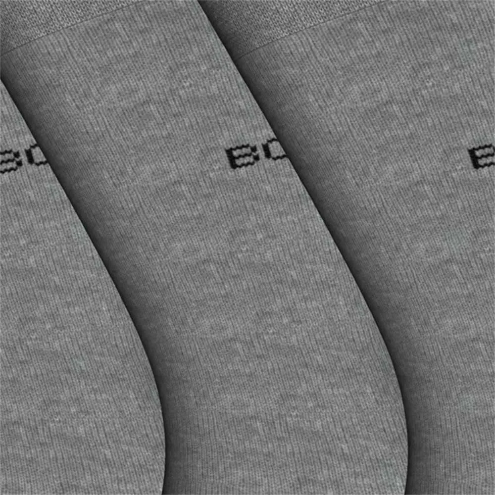 BOSS Men's Uni Colors Socks, Medium Grey31, 43-46 (Pack of 3) - immagine 3
