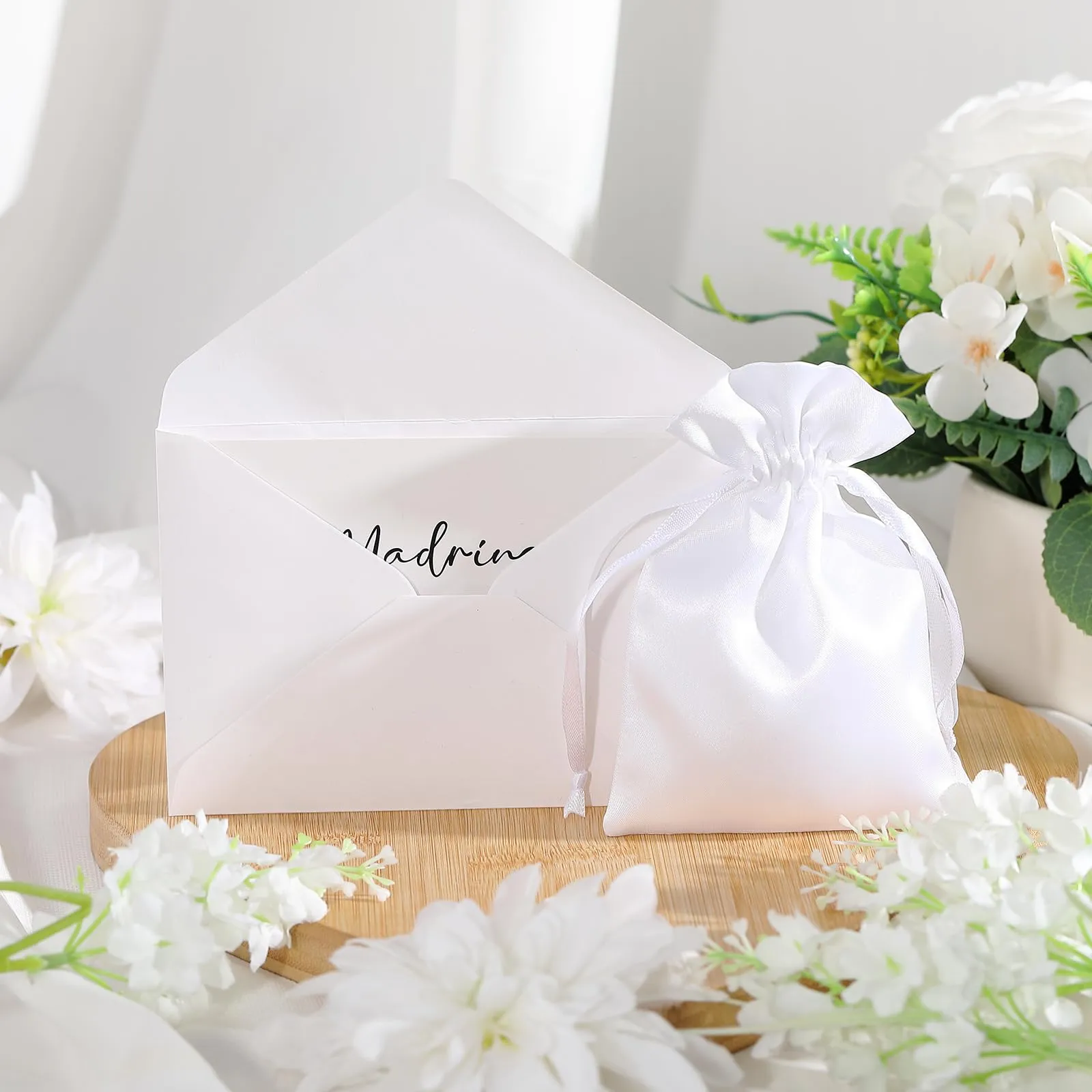 Hestya Regalo per Madrina, Padrino, Zia o Nonna - Set con Portachiavi, Scheda di Annuncio e Busta per Battesimo, Compleanno e Natale - immagine 4