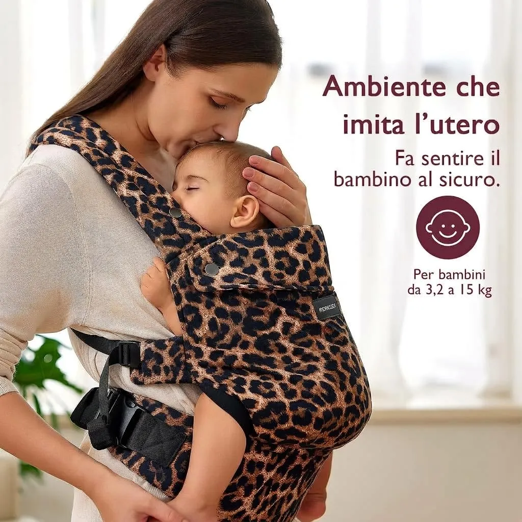 Momcozy Marsupio in Cotone Leopardato - immagine 3