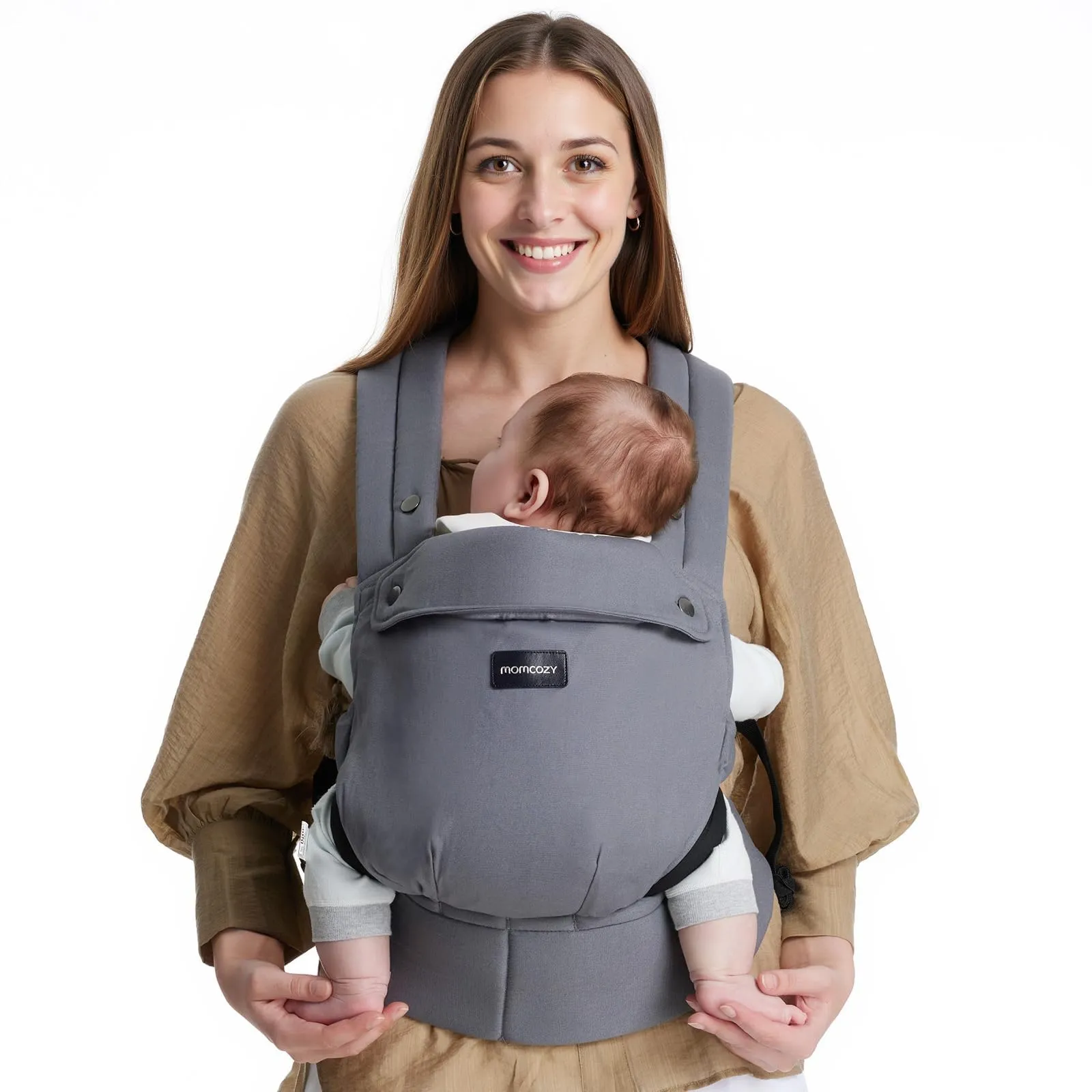 Momcozy Marsupio in Cotone, Grigio - immagine 1