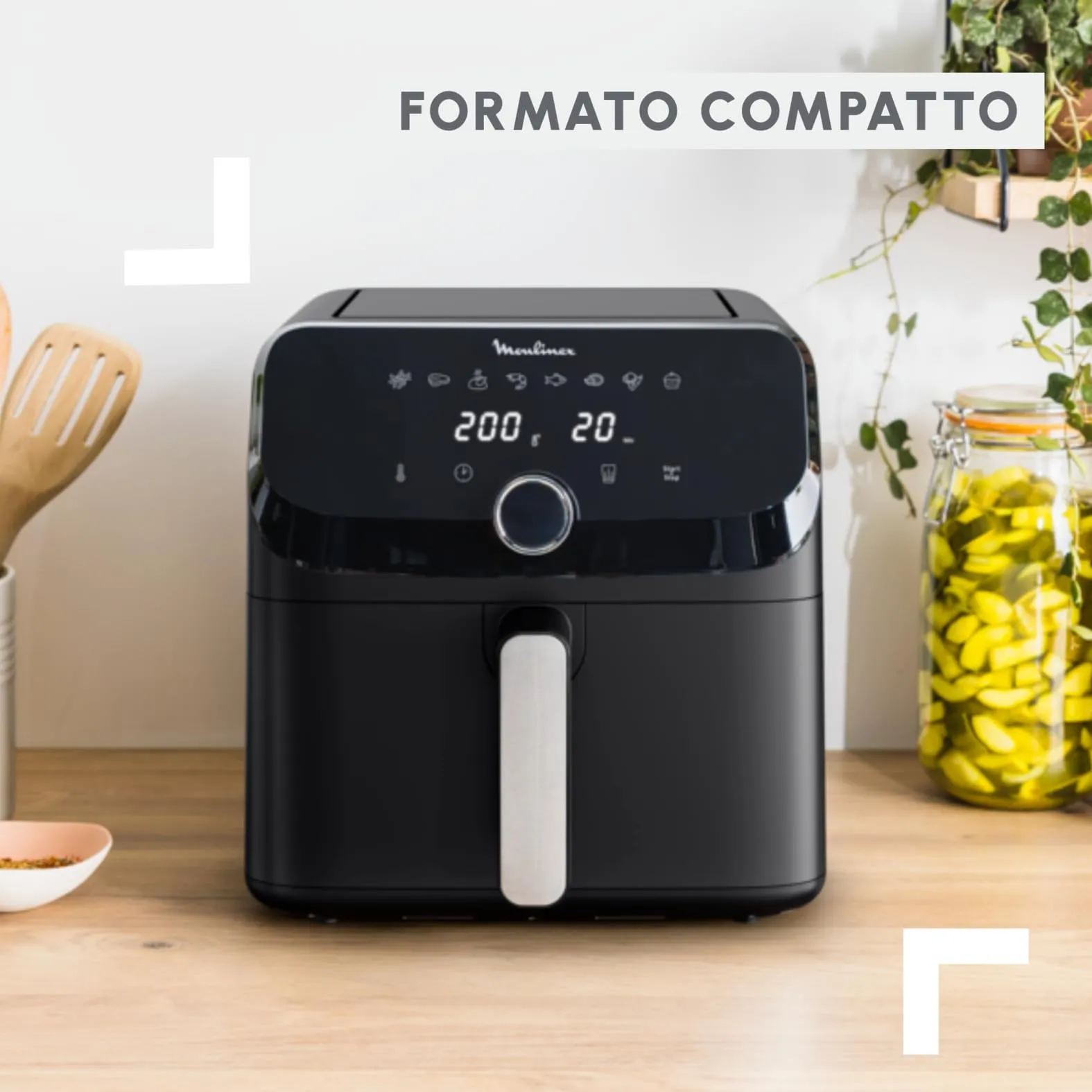 Moulinex Easy Fry Mega Friggitrice ad Aria 7,5L Nero EZ8558 - immagine 3