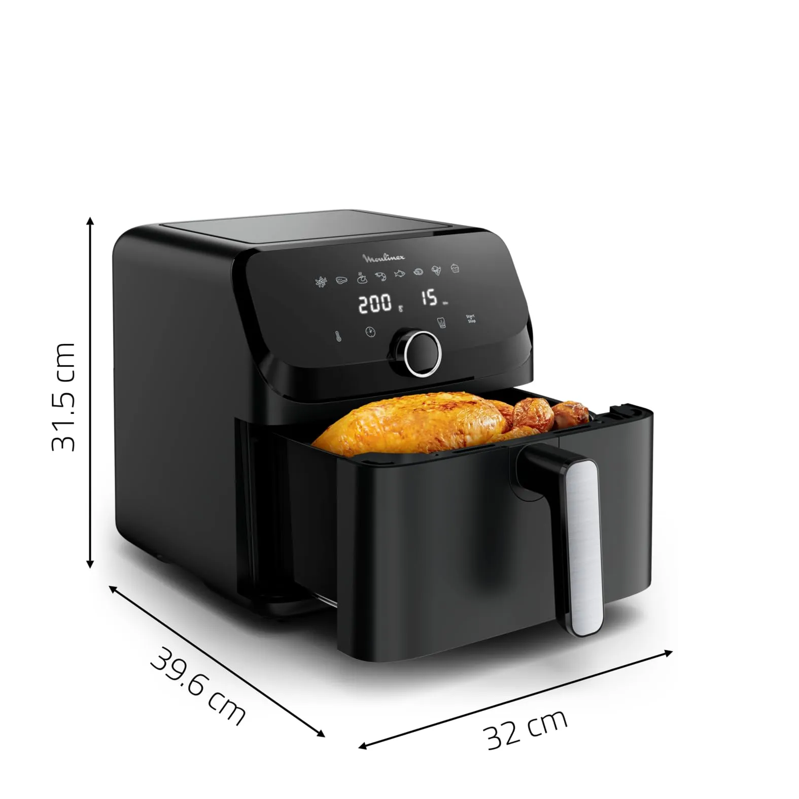 Moulinex Easy Fry Mega Friggitrice ad Aria 7,5L Nero EZ8558 - immagine 7