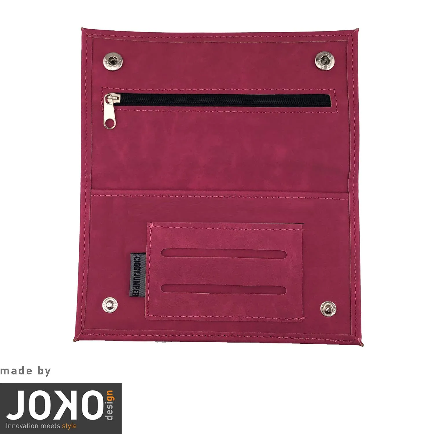Ciggy Jumper Portatabacco in similpelle effetto vintage, rosa doppio - immagine 3