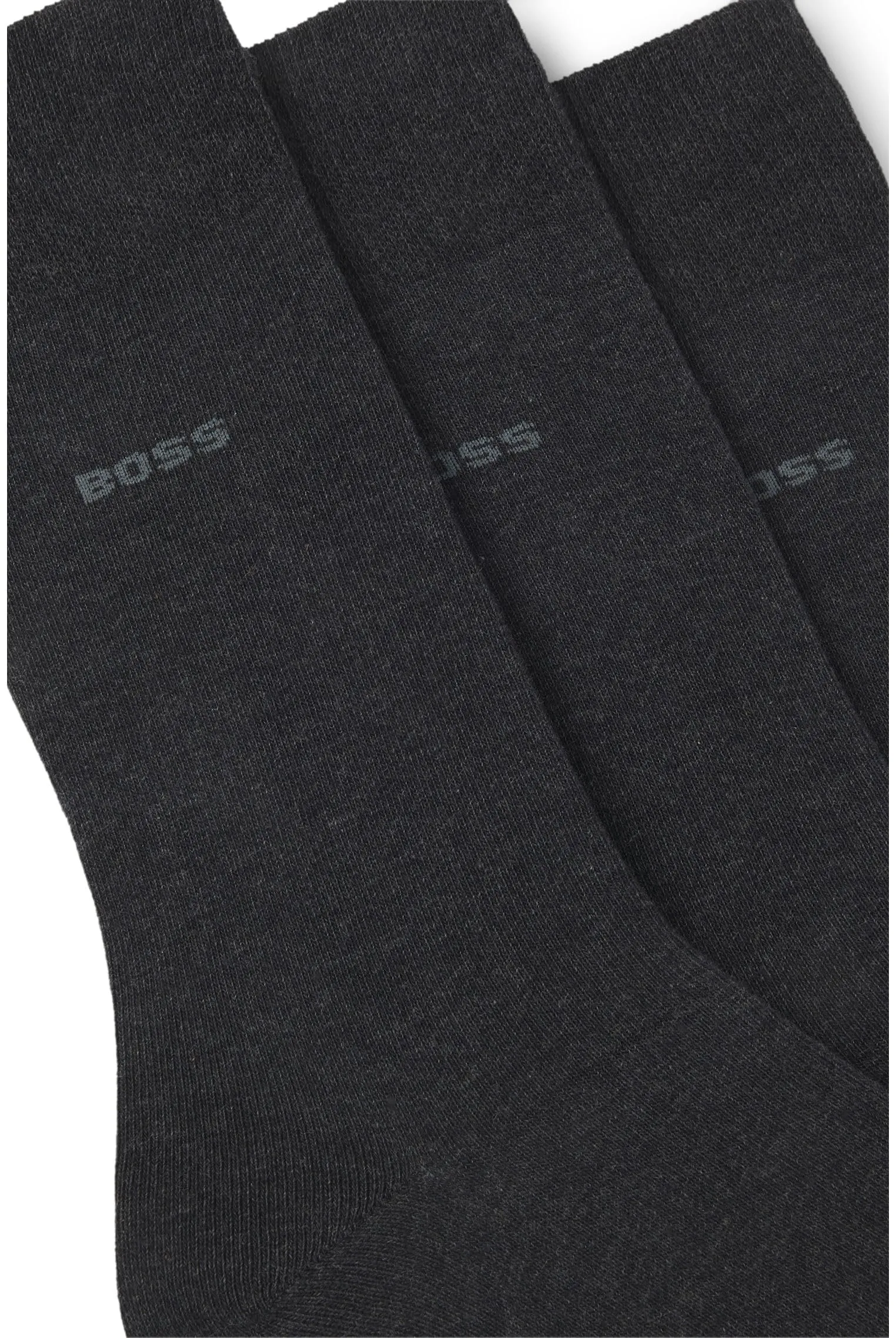 BOSS Calzini da Uomo, Carbone 12, 47-50 (Confezione da 3) - immagine 2