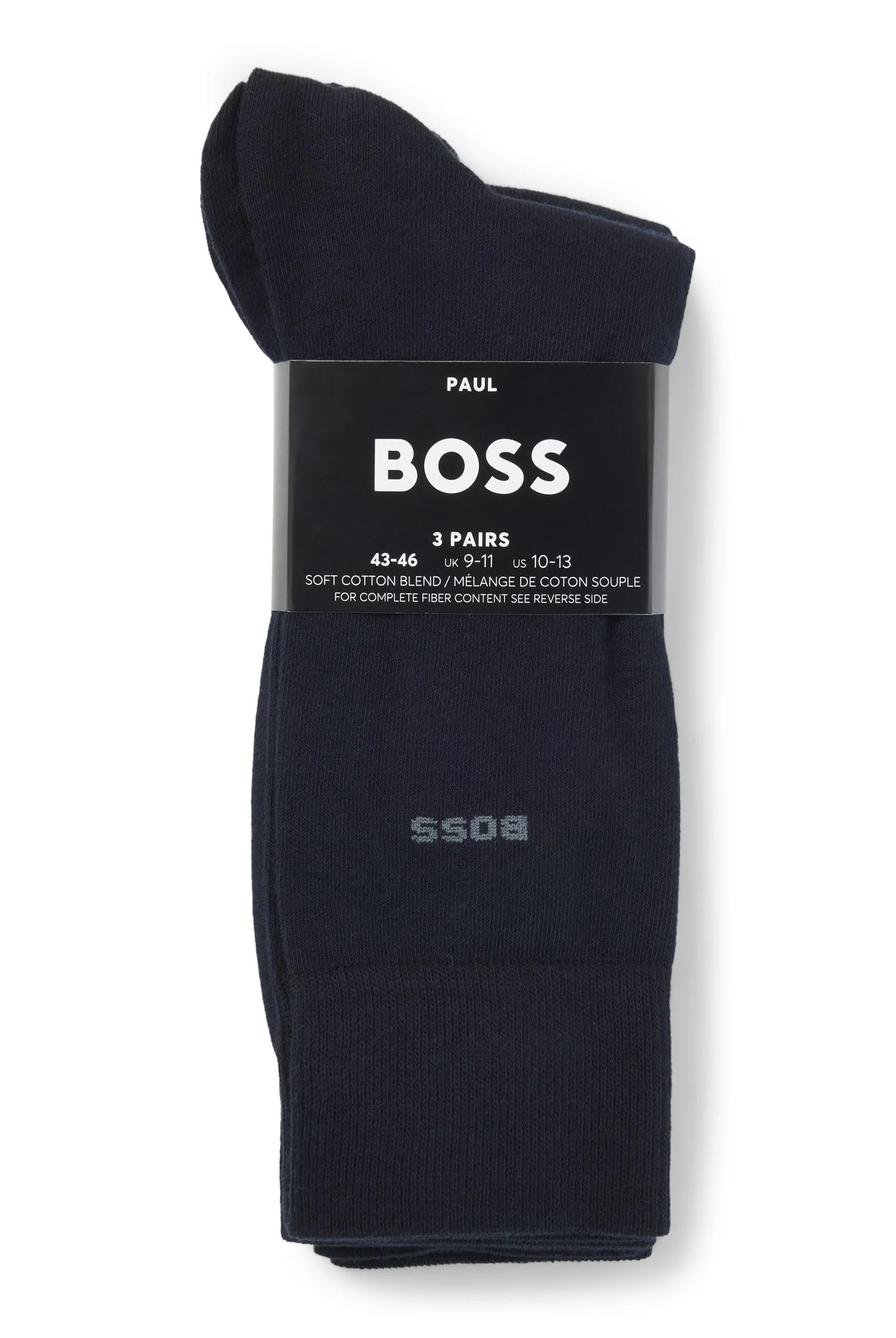 BOSS Regular Socks Uni CC, Dark Blue, 47-50 - immagine 3