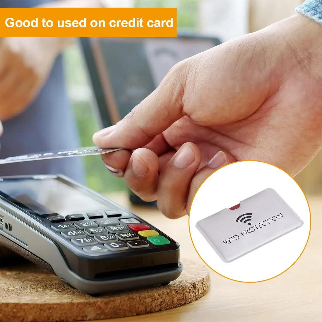 WJRQD Set di 5 Custodie Blocco RFID per Carte di Credito - immagine 4