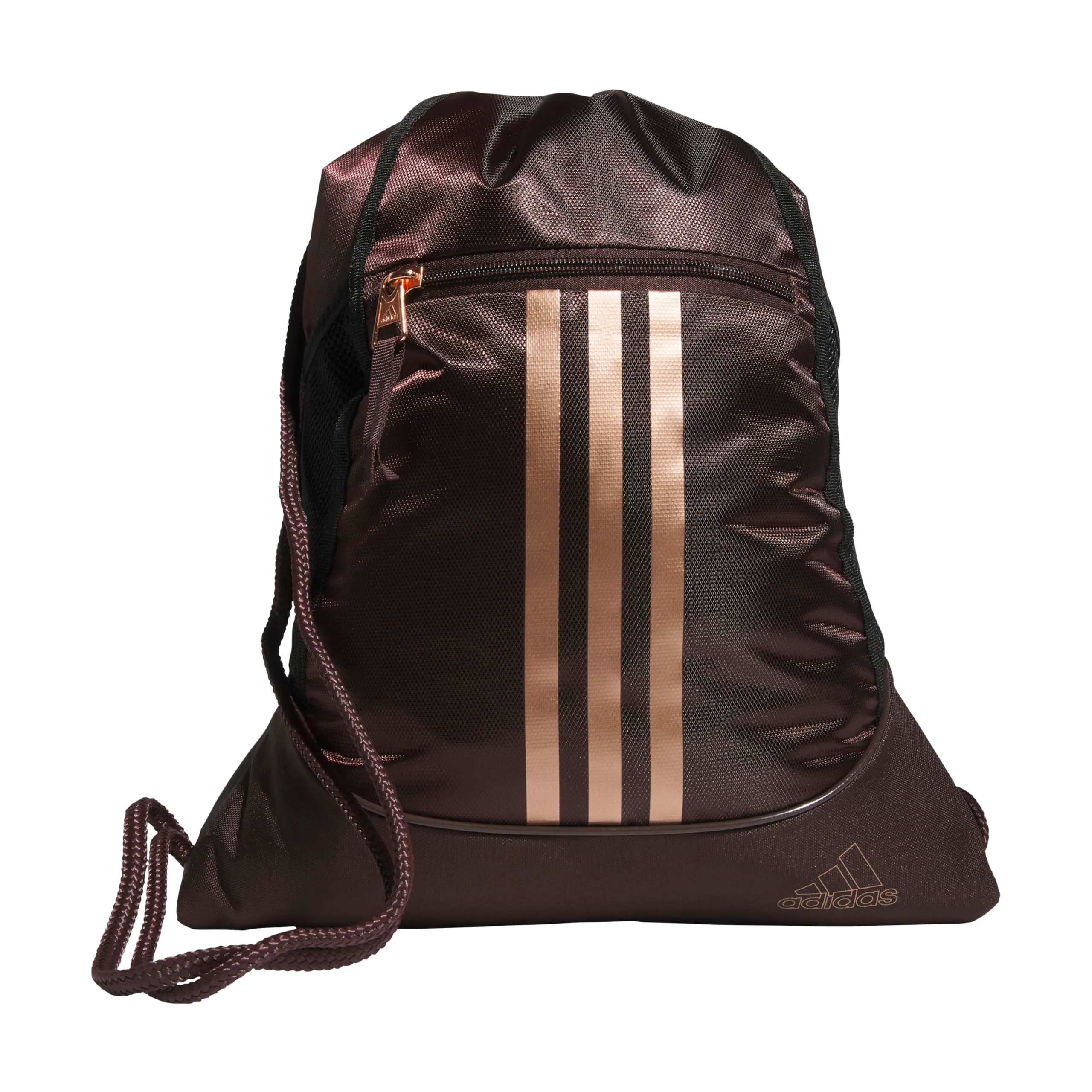 adidas Unisex Alliance 2 Sackpack Bag, Marrone Ombra/Oro Rosa, Taglia Unica - immagine 1