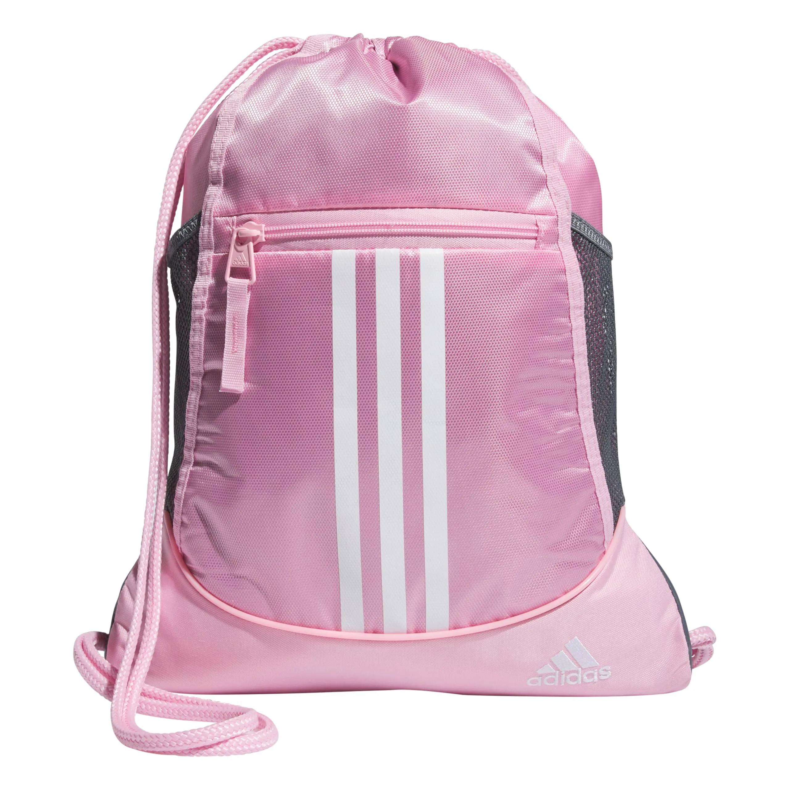 adidas Alliance II Sackpack Drawstring Gym Bag, True Pink/White, One Size - immagine 1