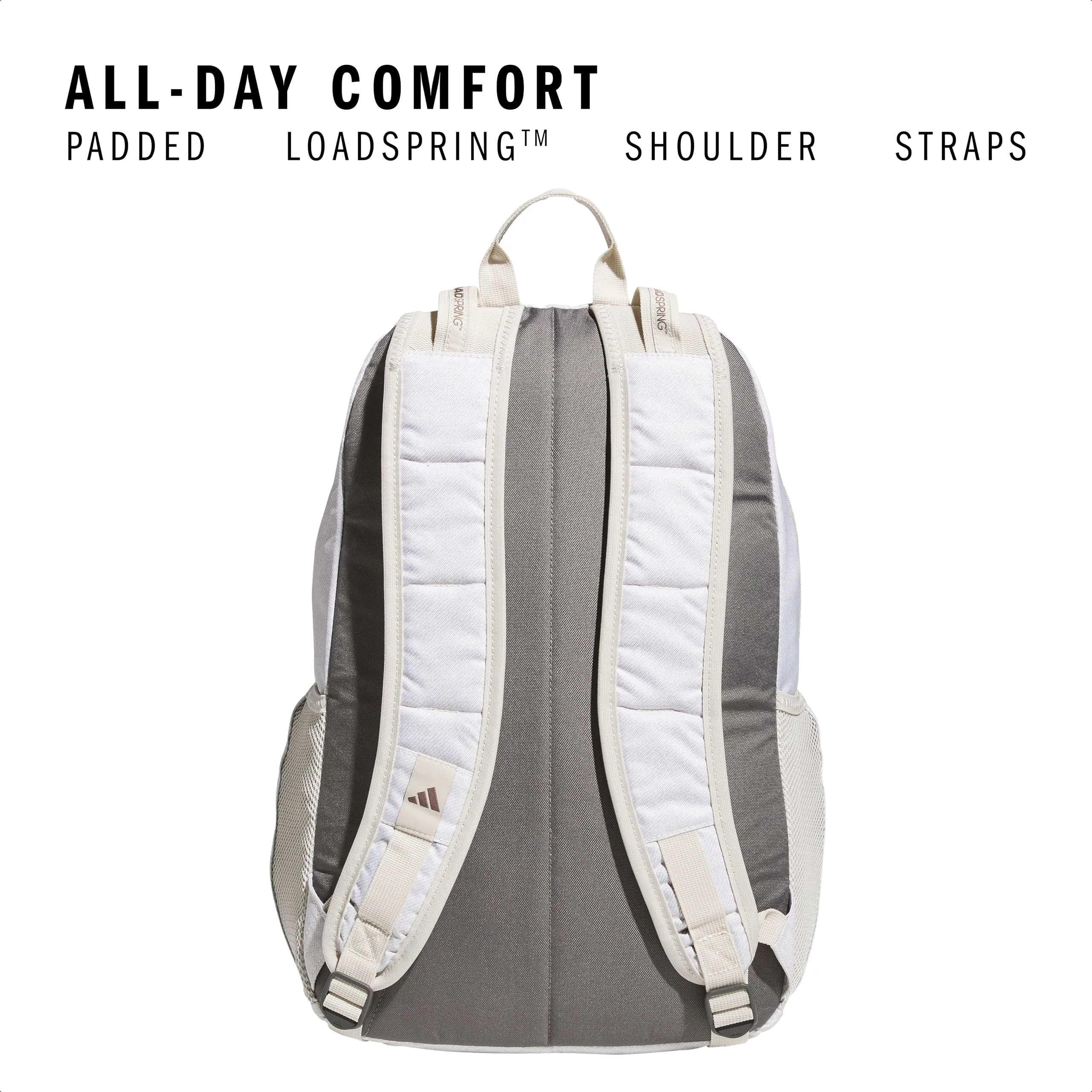 adidas Zaino Excel per computer portatile, Twill Allumina/Trace Brown, Taglia unica - immagine 5