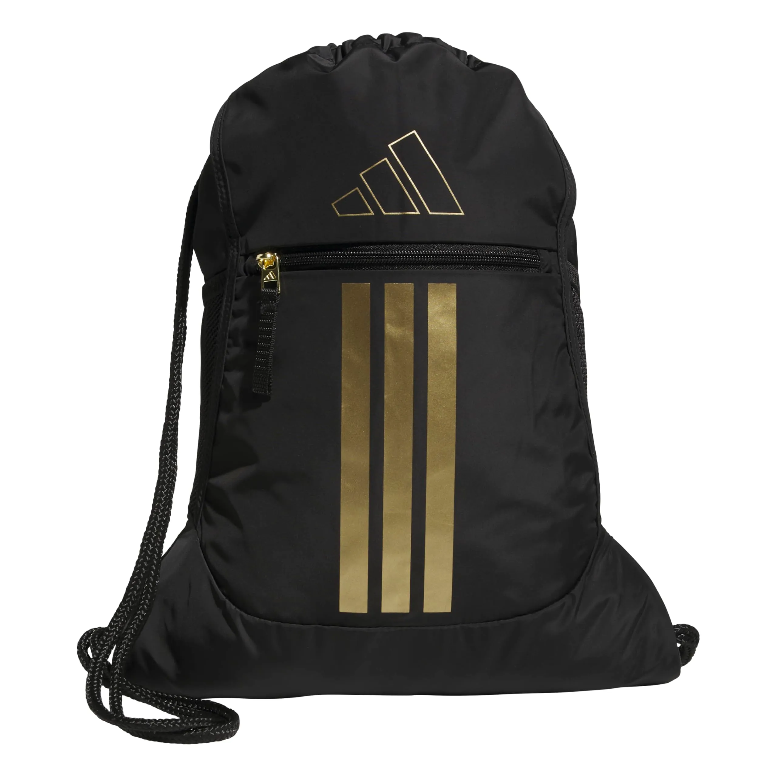 adidas Unisex Alliance 2 Sackpack Bag, Nero/Oro Metallizzato - immagine 1