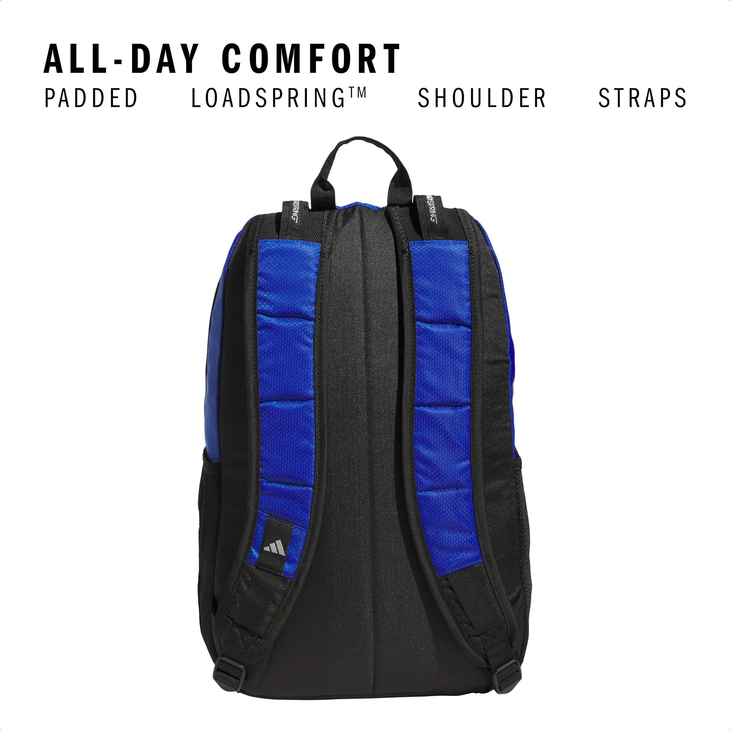 adidas Zaino Excel 6, Team Royal Blue/Nero/Argento Metallizzato, Taglia unica - immagine 5
