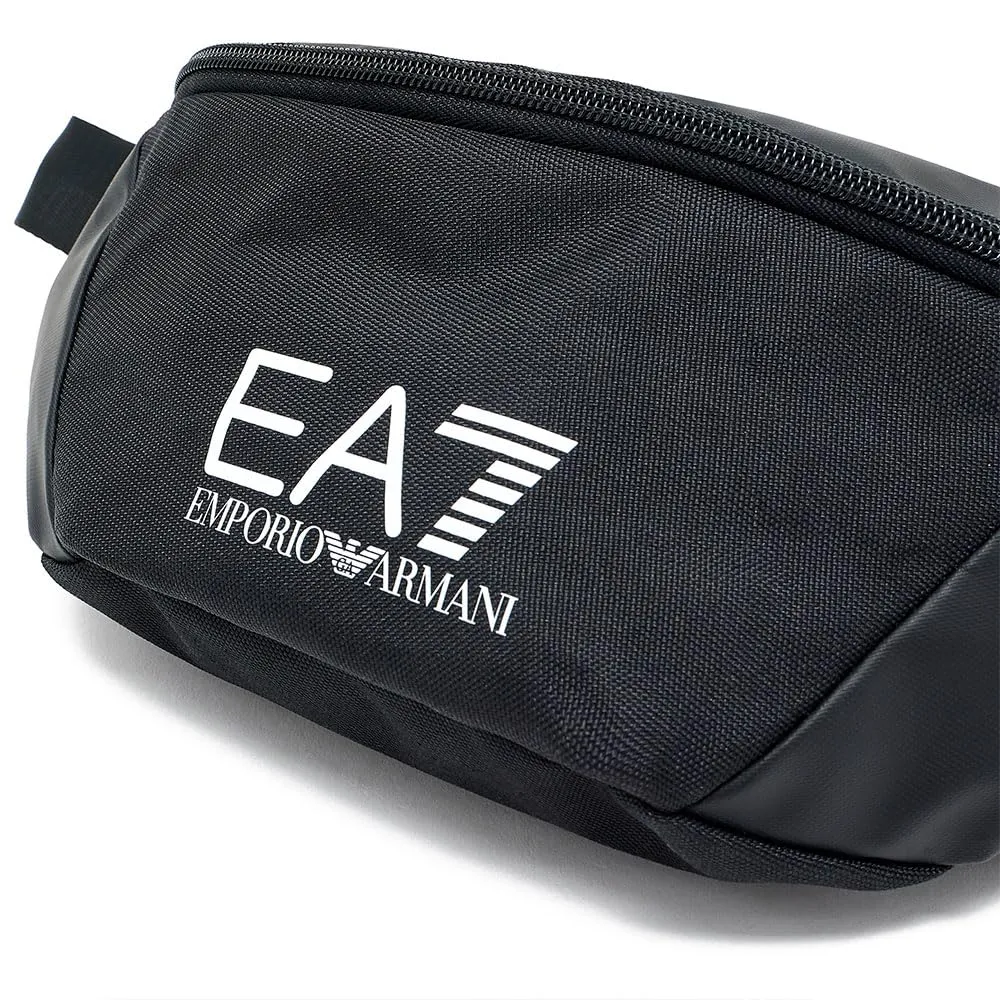EA7 Emporio Armani Borsa Marsupio Black/White Logo UB26EA03 - immagine 5