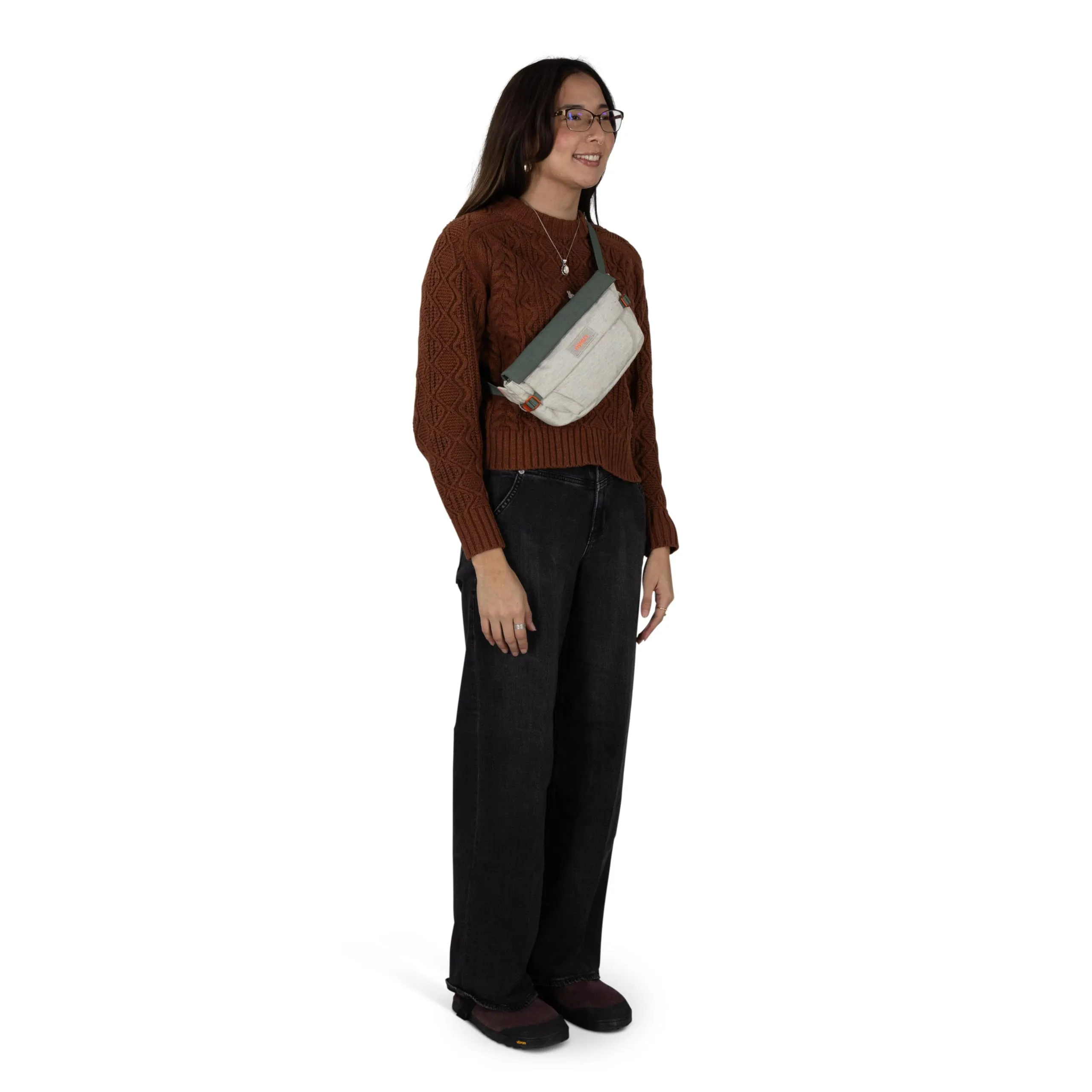 Osprey Arcane Earth Marsupio, 2L, Moon Beige-Pine Leaf - immagine 4