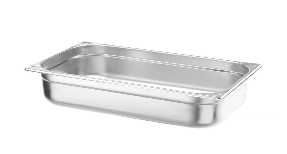 HENDI Contenitore Gastronorm GN 1/1, 14L, 530x325x100mm, Acciaio Inox - immagine 2