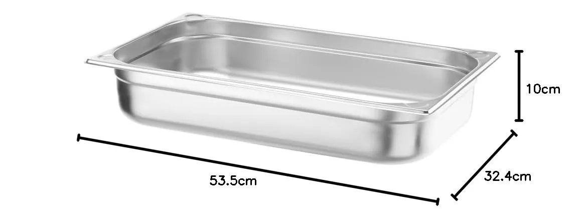 Hendi Contenitore Gastronorm GN 1/1, Acciaio Inox, 14L, 530x325x100mm - immagine 5