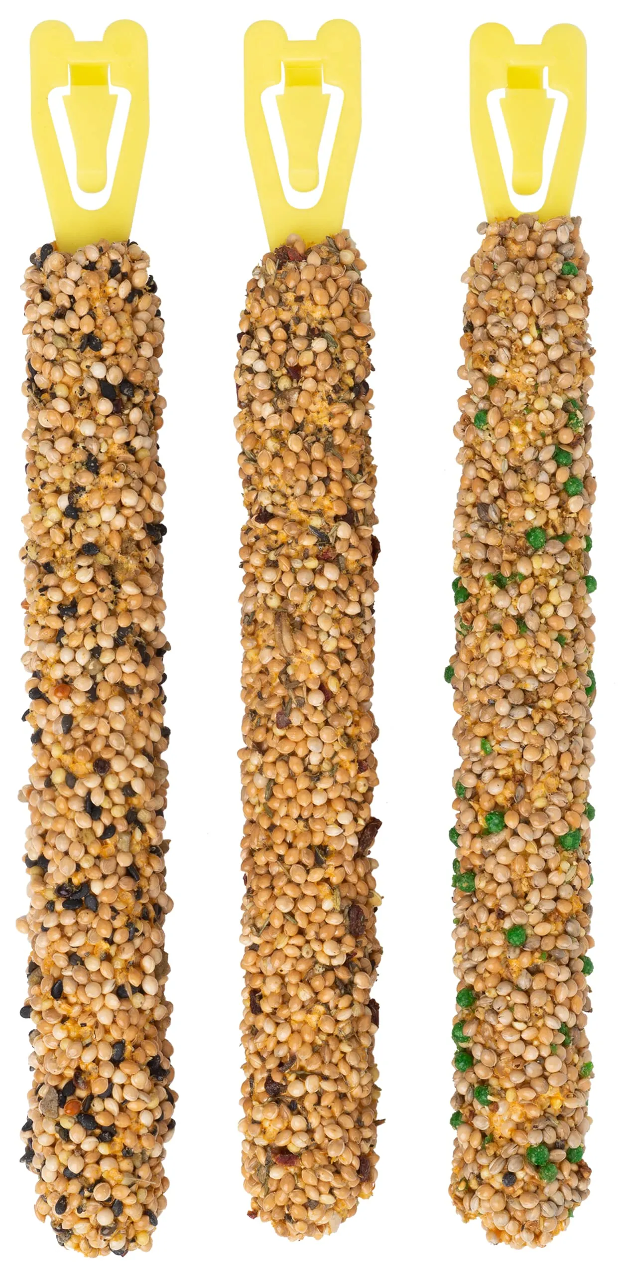Vitakraft Mix Originale Kracker Stick per Pappagallini al Kiwi Peperone Banana, 3 Pezzi (Confezione da 2) - immagine 3