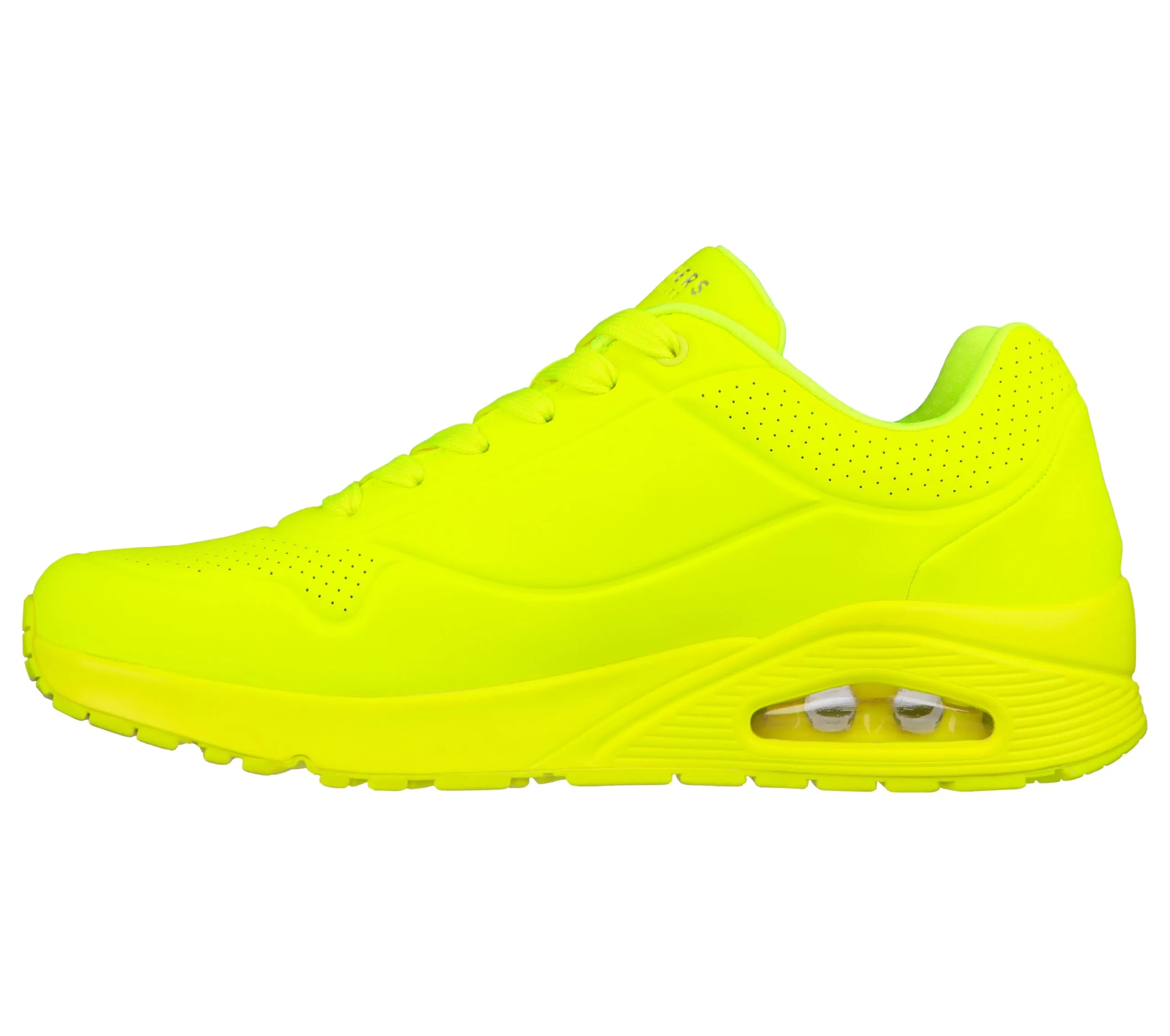 Skechers Uno Stand On Air Scarpe da ginnastica Uomo, Lime Durabuck Trim, 47.5 EU - immagine 1