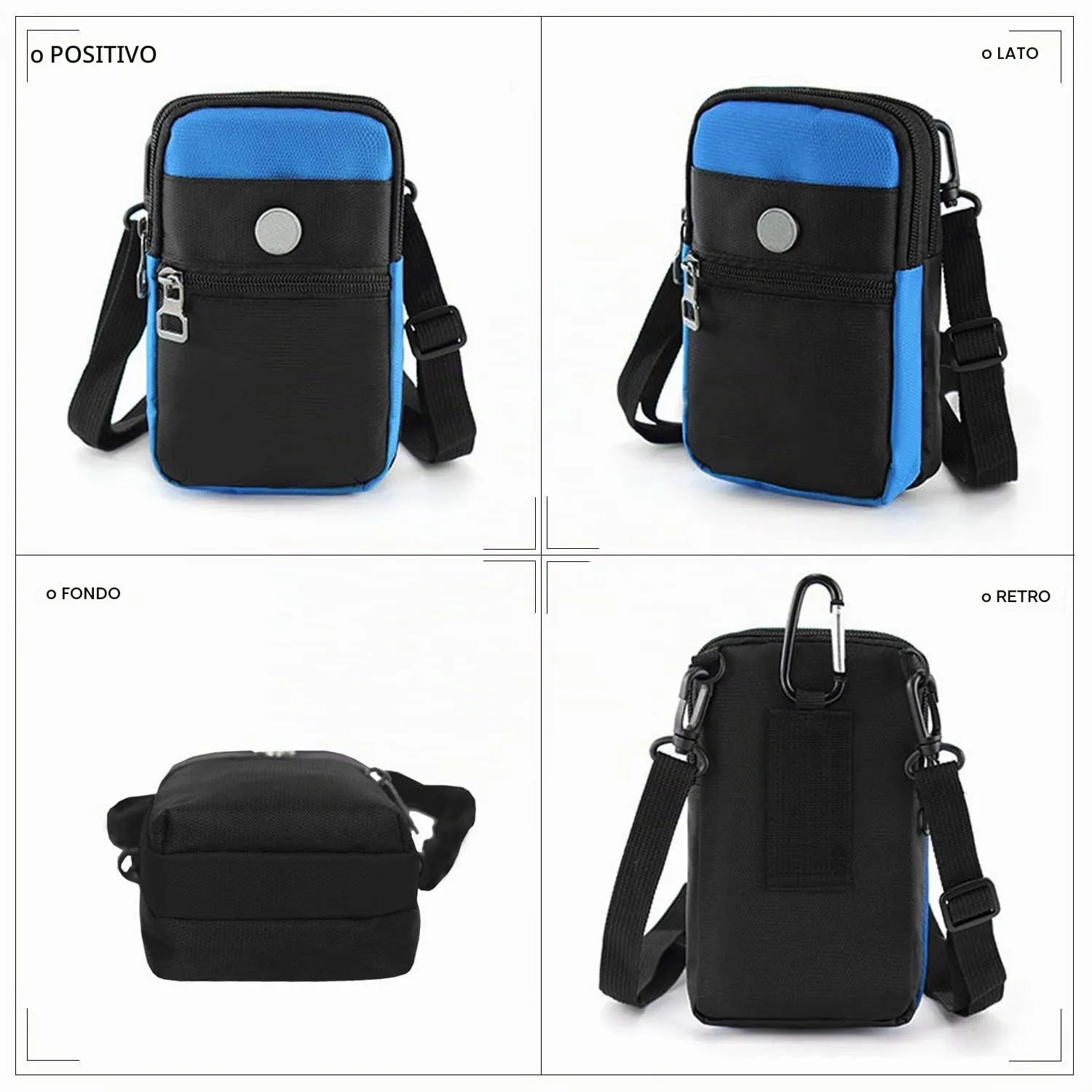 CYchen Marsupio Impermeabile Monospalla, Zaino a Tracolla Sling Bag per Uomo e Donna - immagine 2