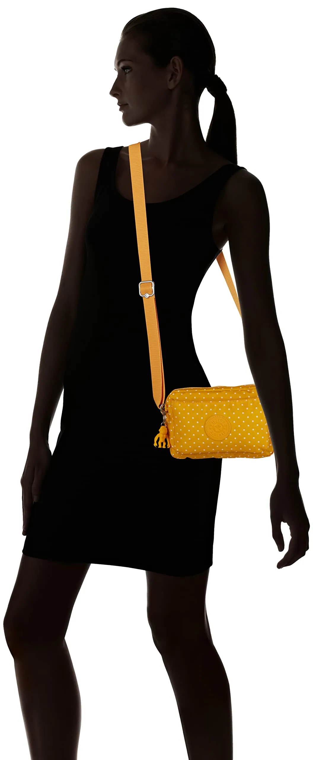 Kipling Abanu Borse a Tracolla Donna Morbido Dot Giallo - immagine 2