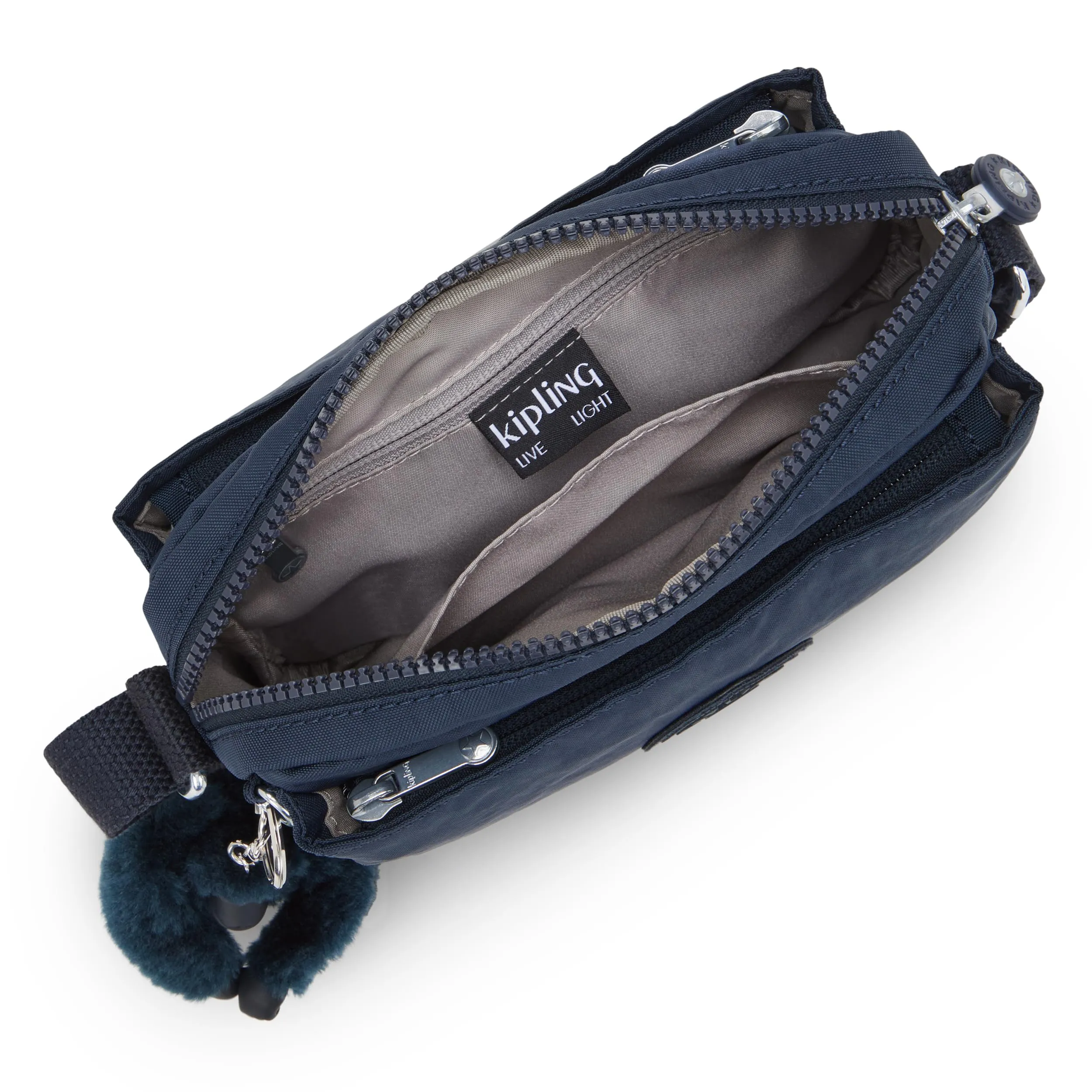 Kipling Abanu Borsa a tracolla piccola, Blue Bleu 2 - immagine 4