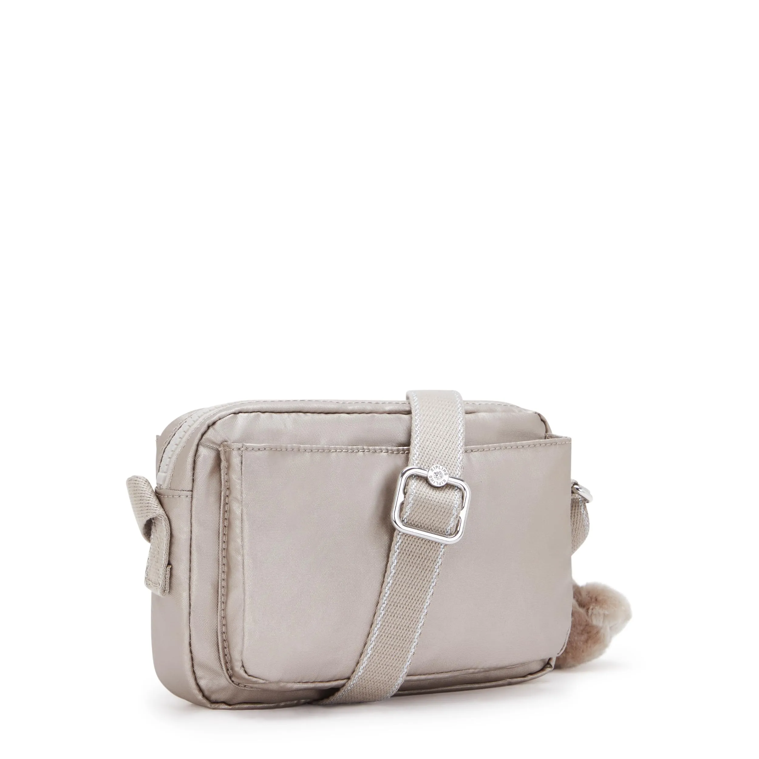 Kipling Abanu Borsa a tracolla piccola, Metallic Glow (Argento) - immagine 2