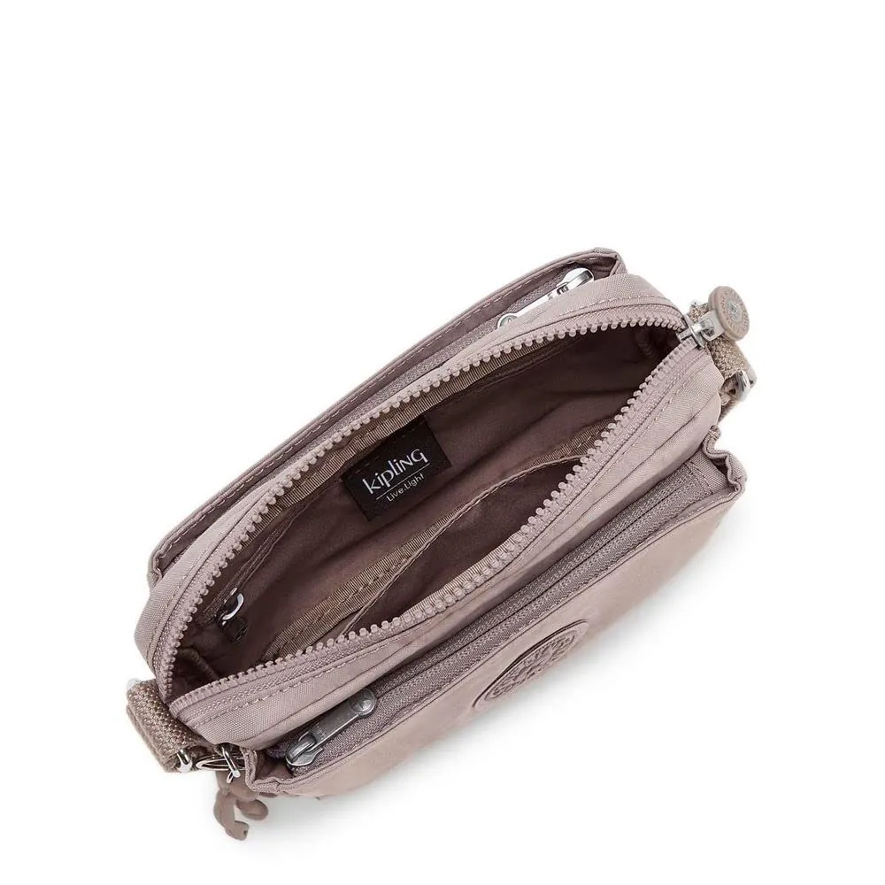 Kipling Abanu Borsa a tracolla piccola, Grey Gris - immagine 6