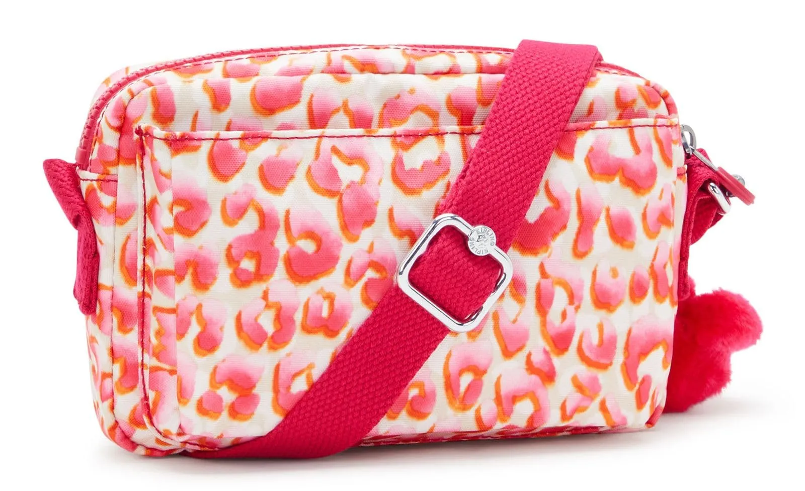 Kipling ABANU Borsa a tracolla piccola, Latin Cheetah (Rosso) - immagine 3