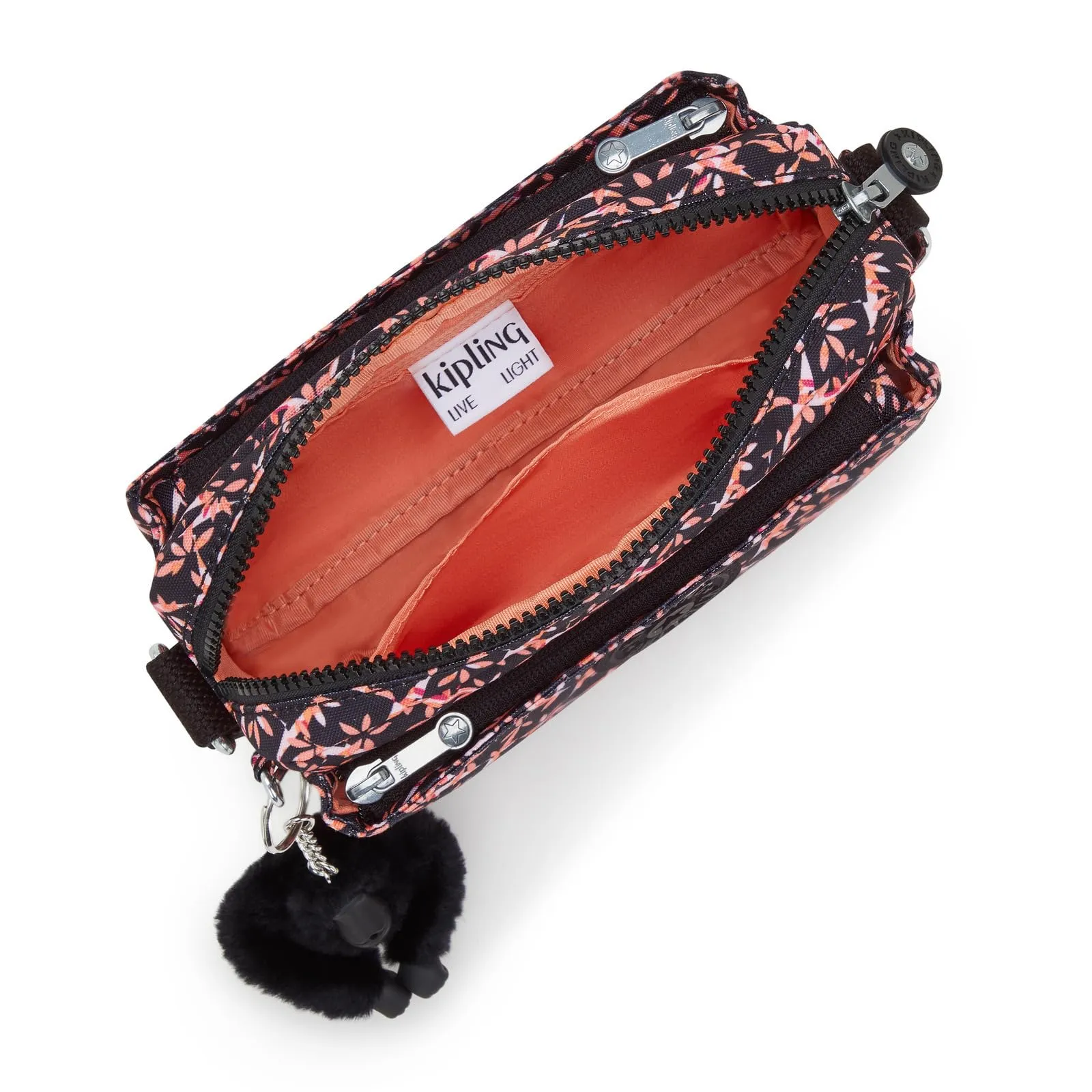 Kipling Abanu Borsa a tracolla piccola, Dancing Bouquet (Multi) - immagine 4