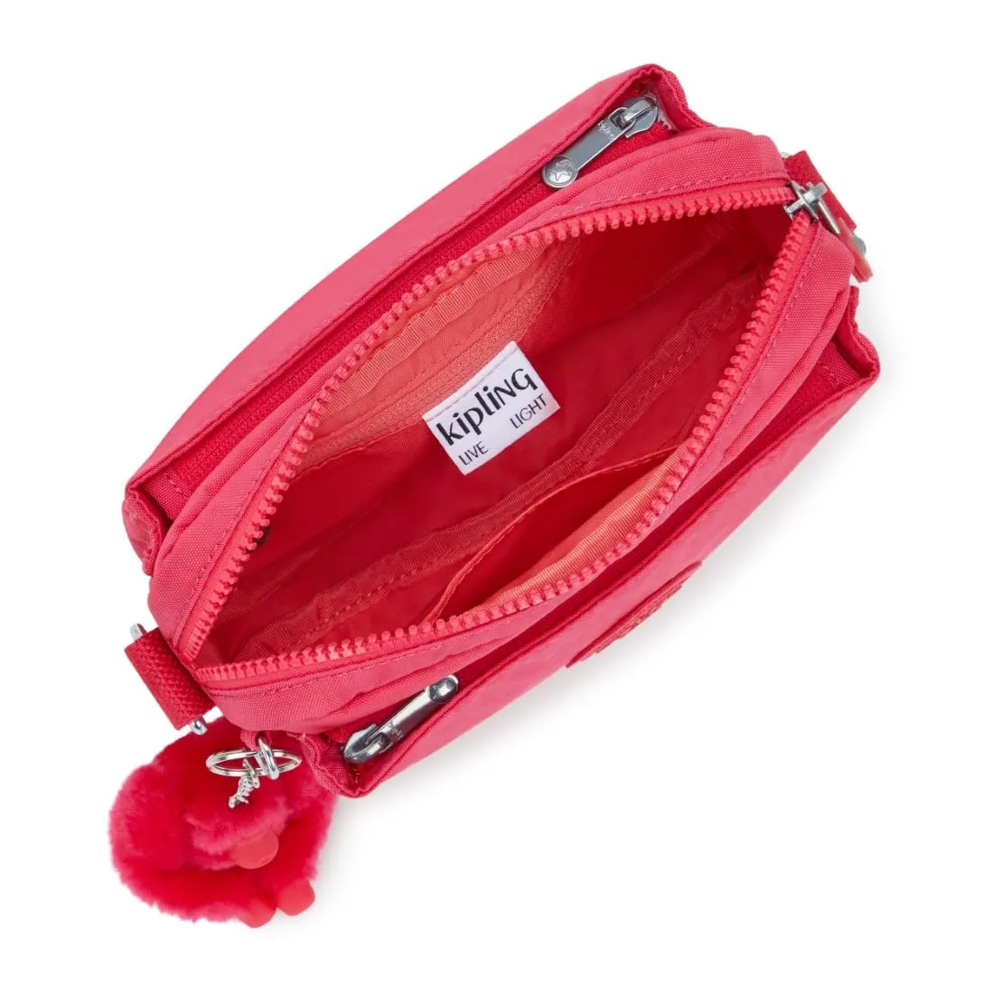 Kipling Abanu Borsa a tracolla piccola, Resort Pink - immagine 4