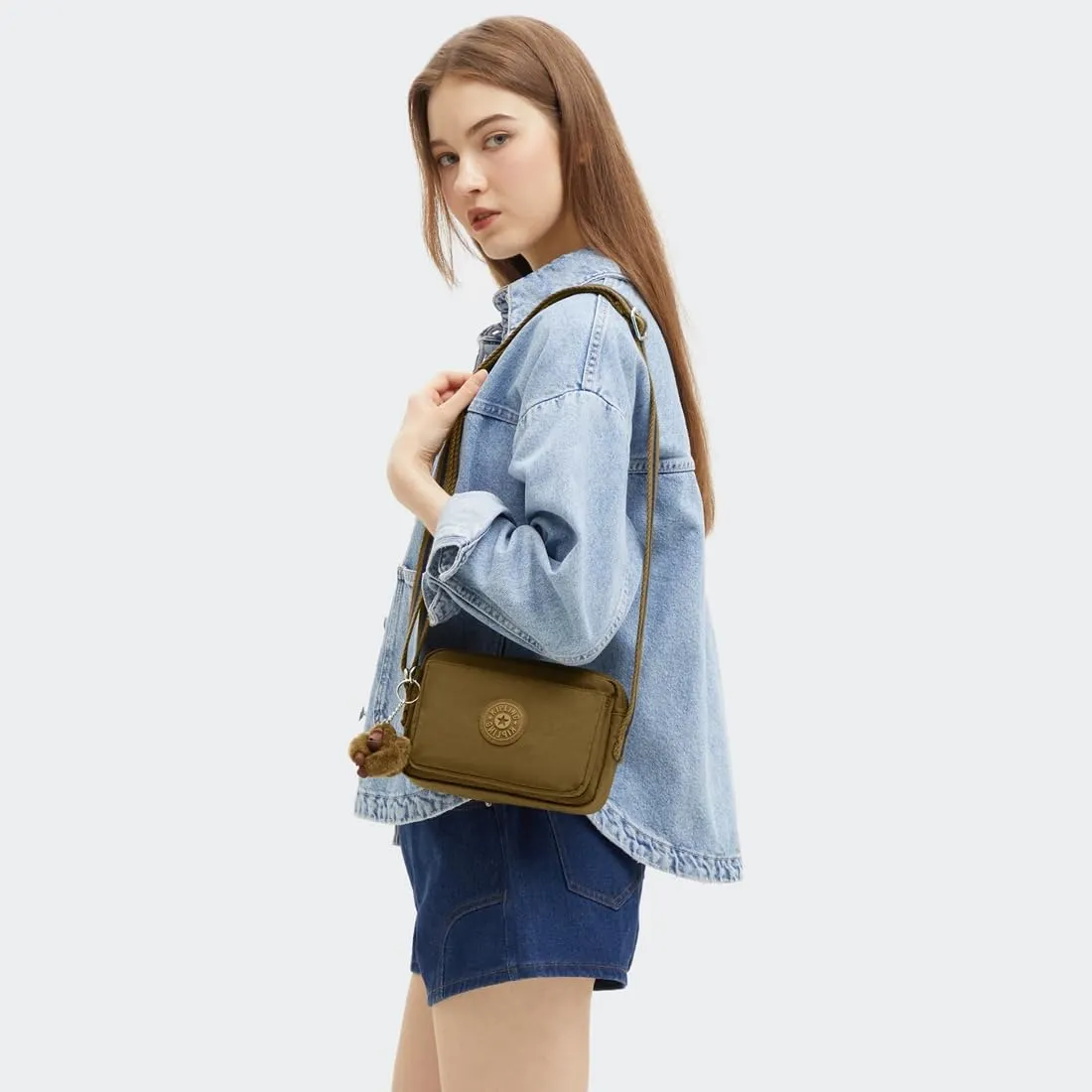 Kipling Abanu Crossbody 2L Brown - immagine 7