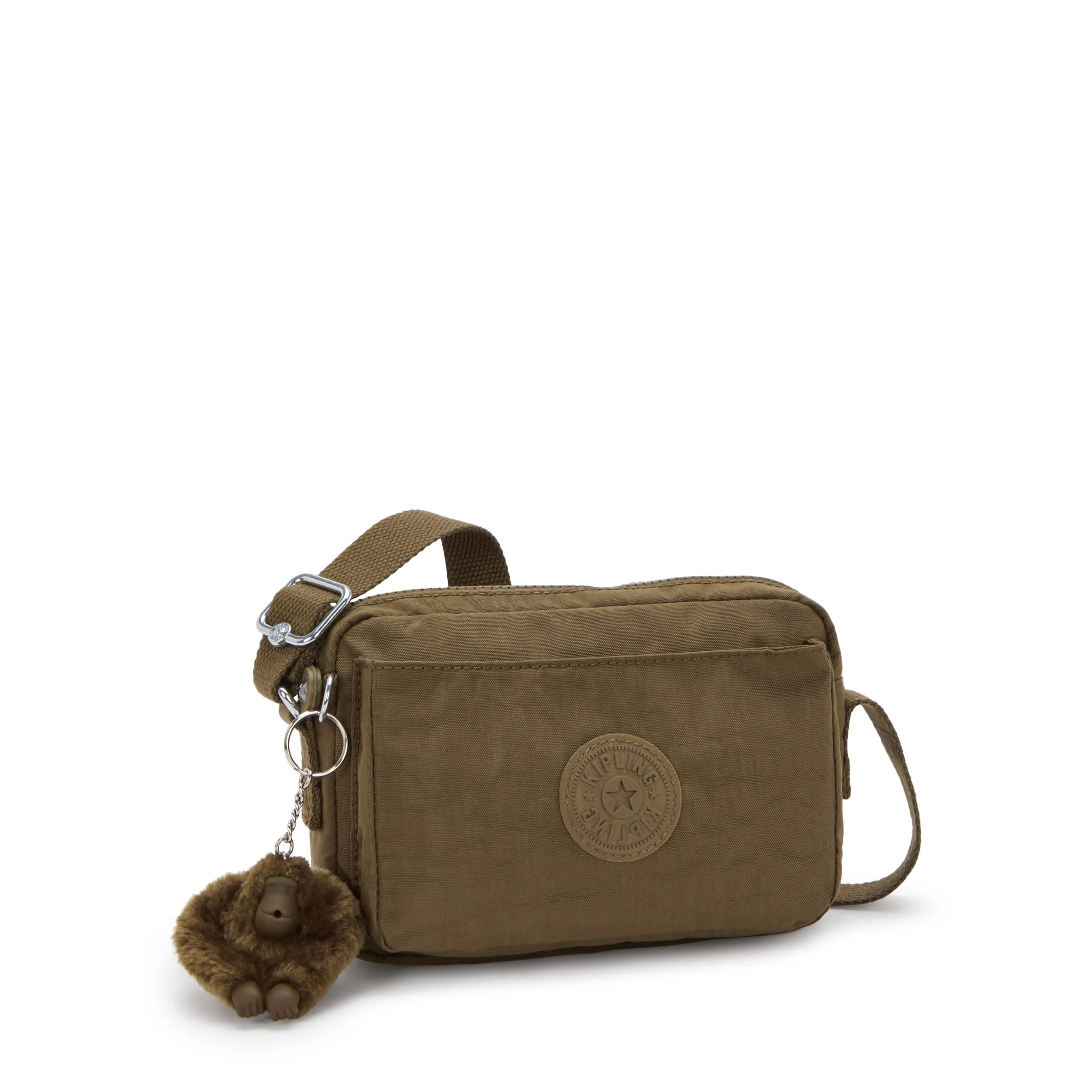 Kipling Abanu Borsa a tracolla piccola, Smooth Khaki - immagine 4