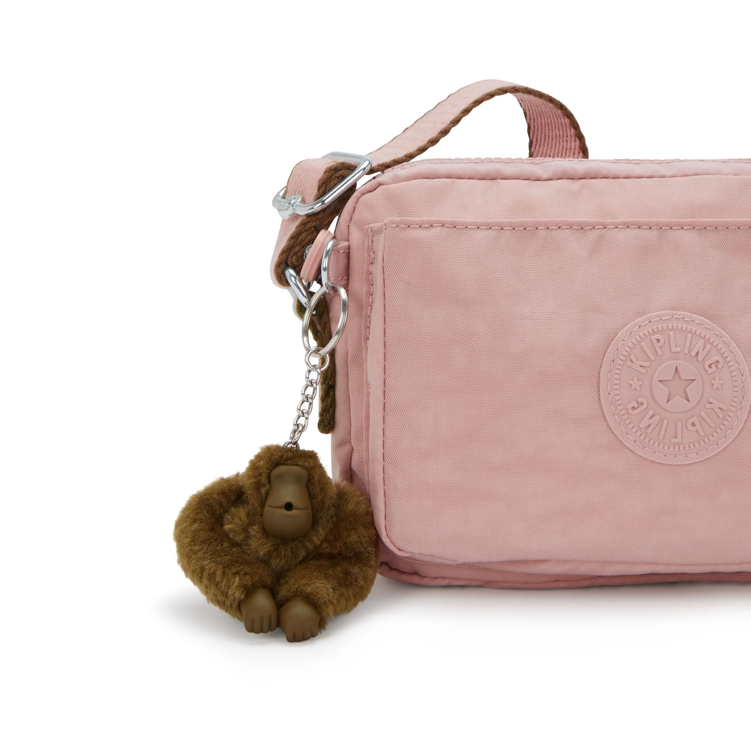 Kipling Abanu Borsa a tracolla piccola, Memory Pink - immagine 5