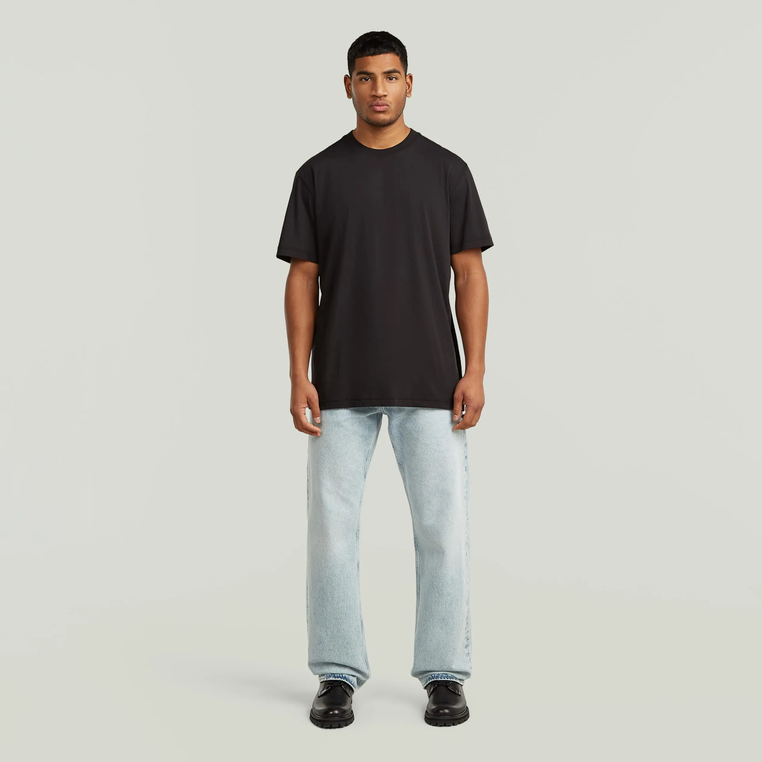 G-Star Men's Layered Back T-Shirt, XXL, Black - immagine 3