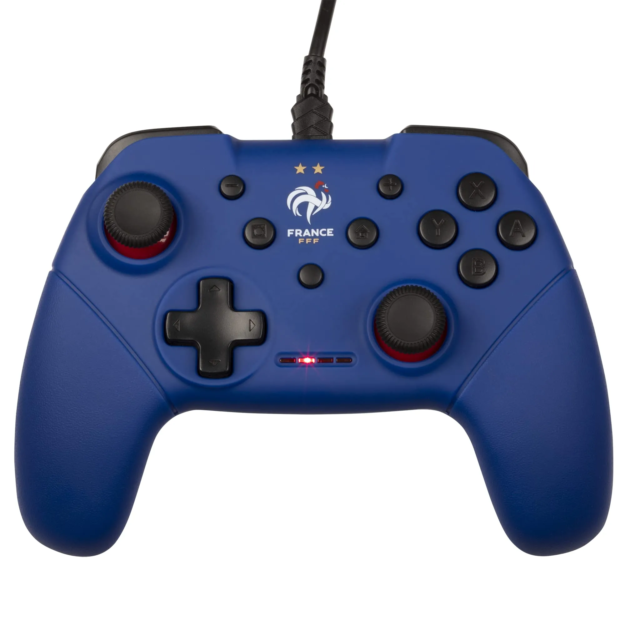 Konix FFF Controller per Nintendo Switch e PC, Funzione Vibrazione, Cavo 3m, Blu - immagine 1