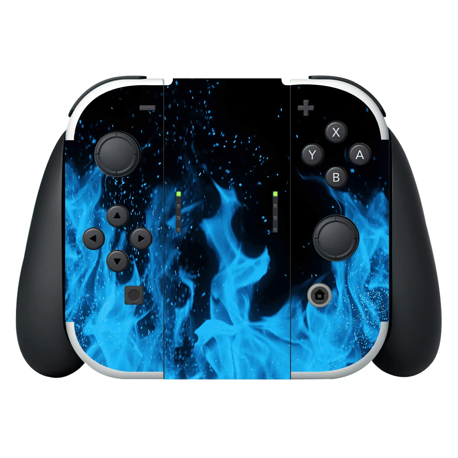 playvital Adesivo per Nintendo Switch OLED, Fiamma Blu - immagine 7