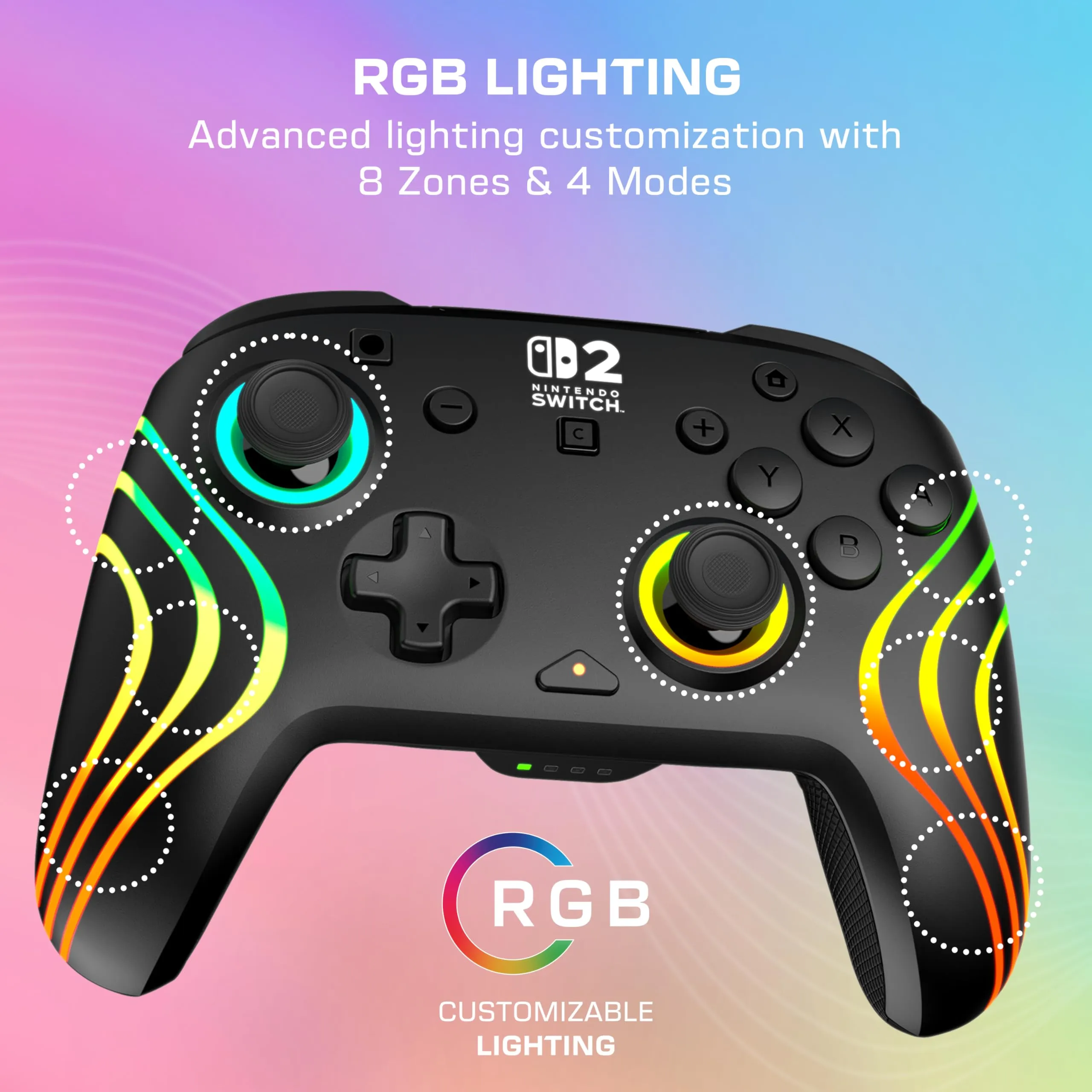 Turtle Beach Afterglow Wireless RGB Controller for Nintendo Switch - Nero - immagine 4