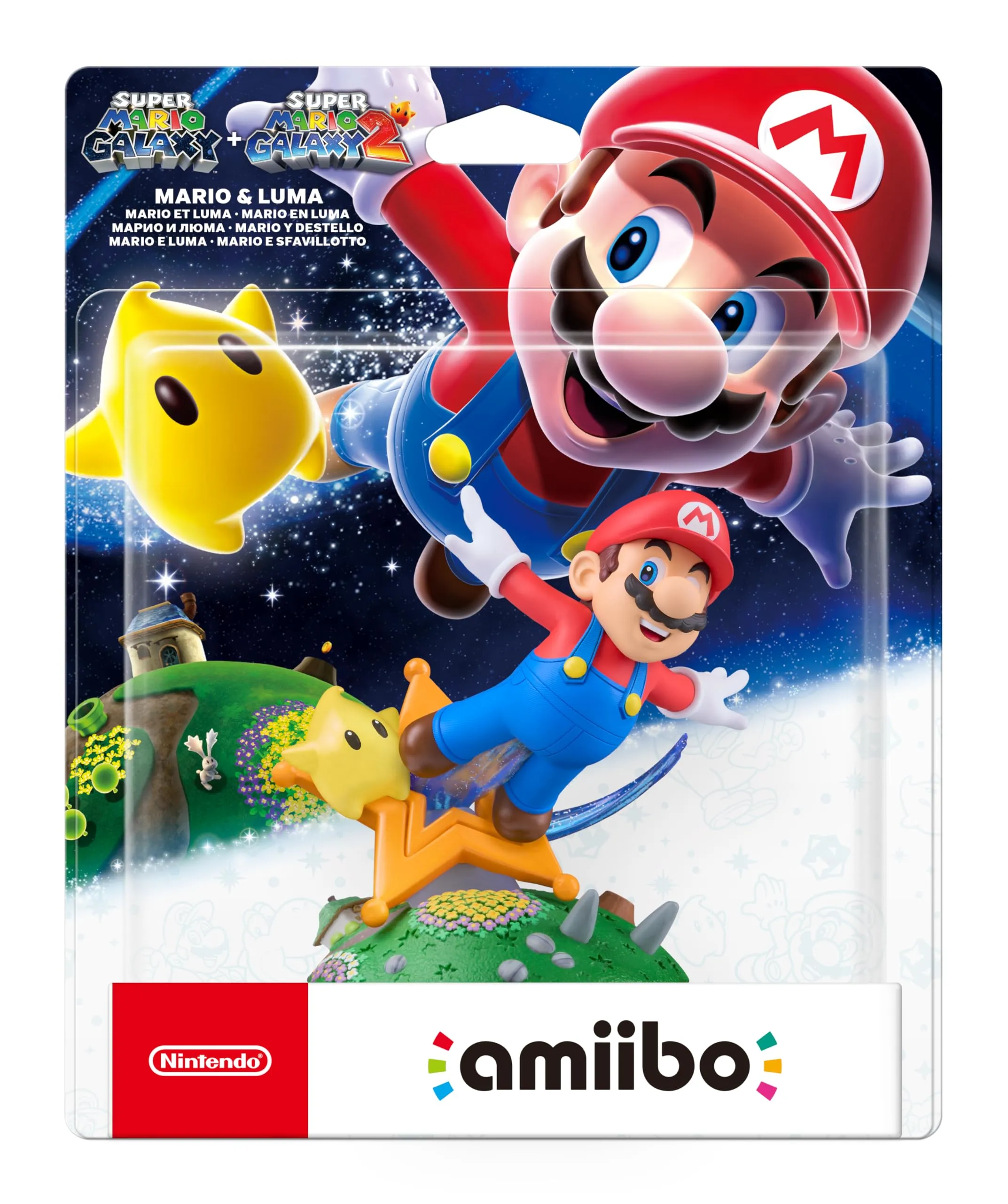 Nintendo Amiibo Mario e Sfavillotto (Super Mario Galaxy + Super Mario Galaxy 2) - immagine 1
