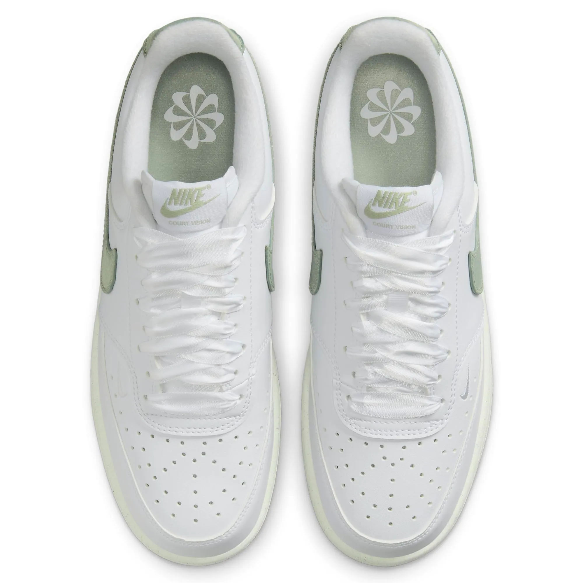 Nike Court Vision Low Next Nature - White Sail Jade Horizon - 42.5 EU - immagine 5
